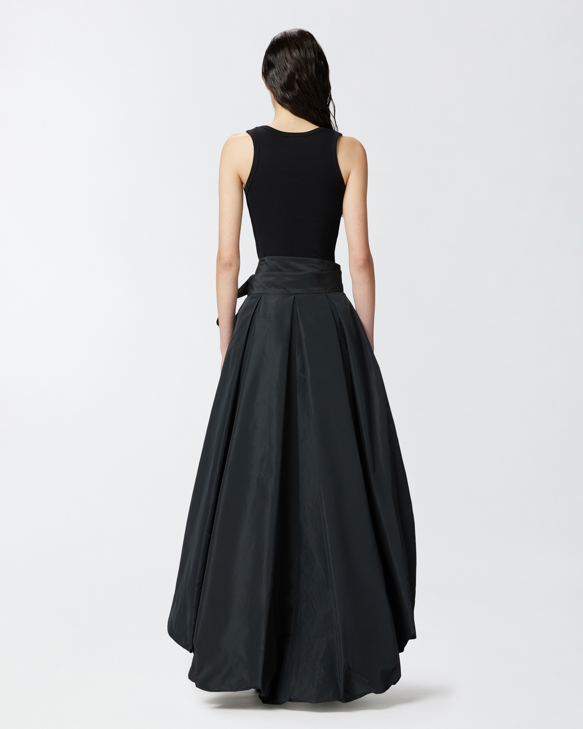 Ribbed vest top with birds logo 2