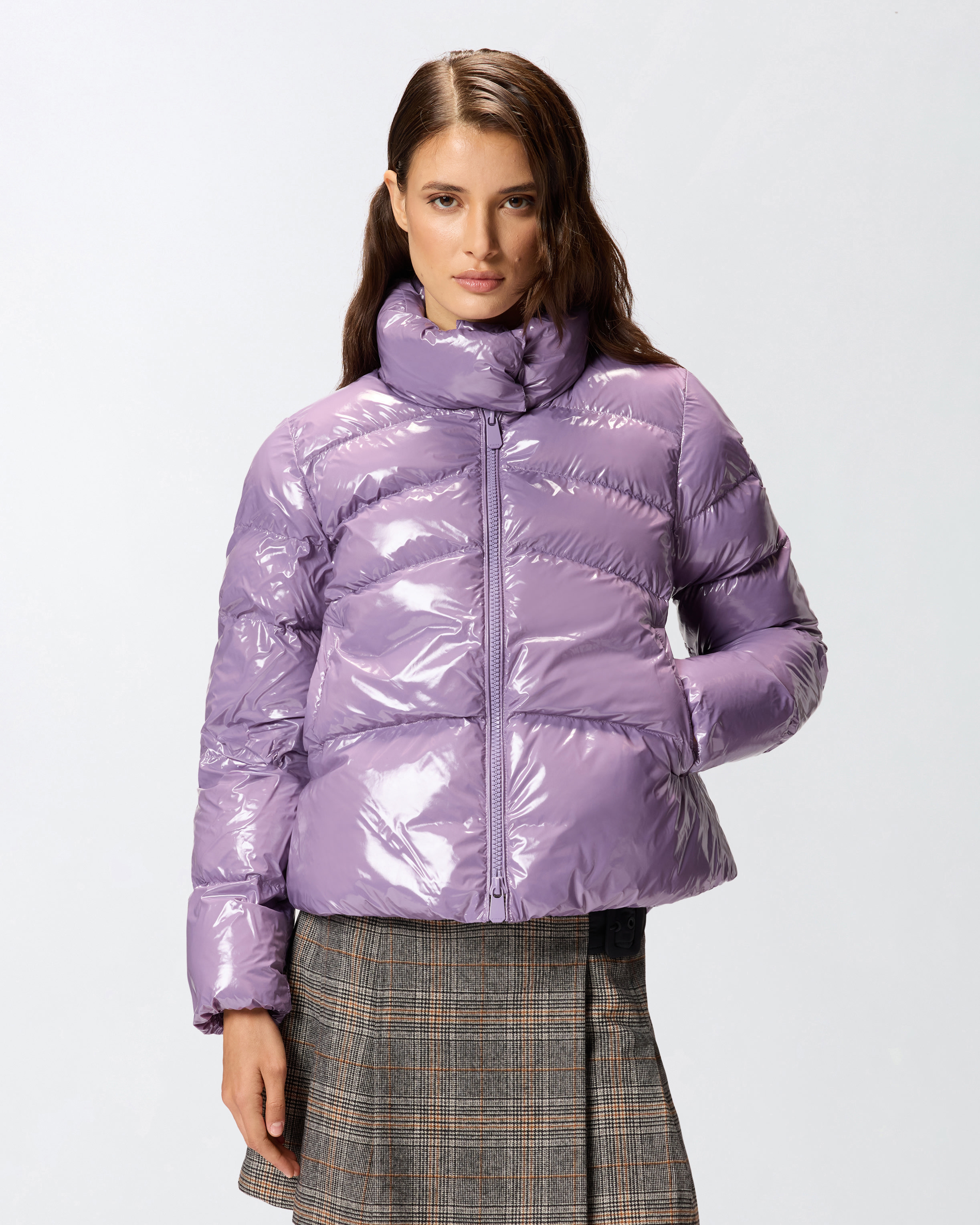 Caban-Steppjacke aus Crystal-Nylon 0