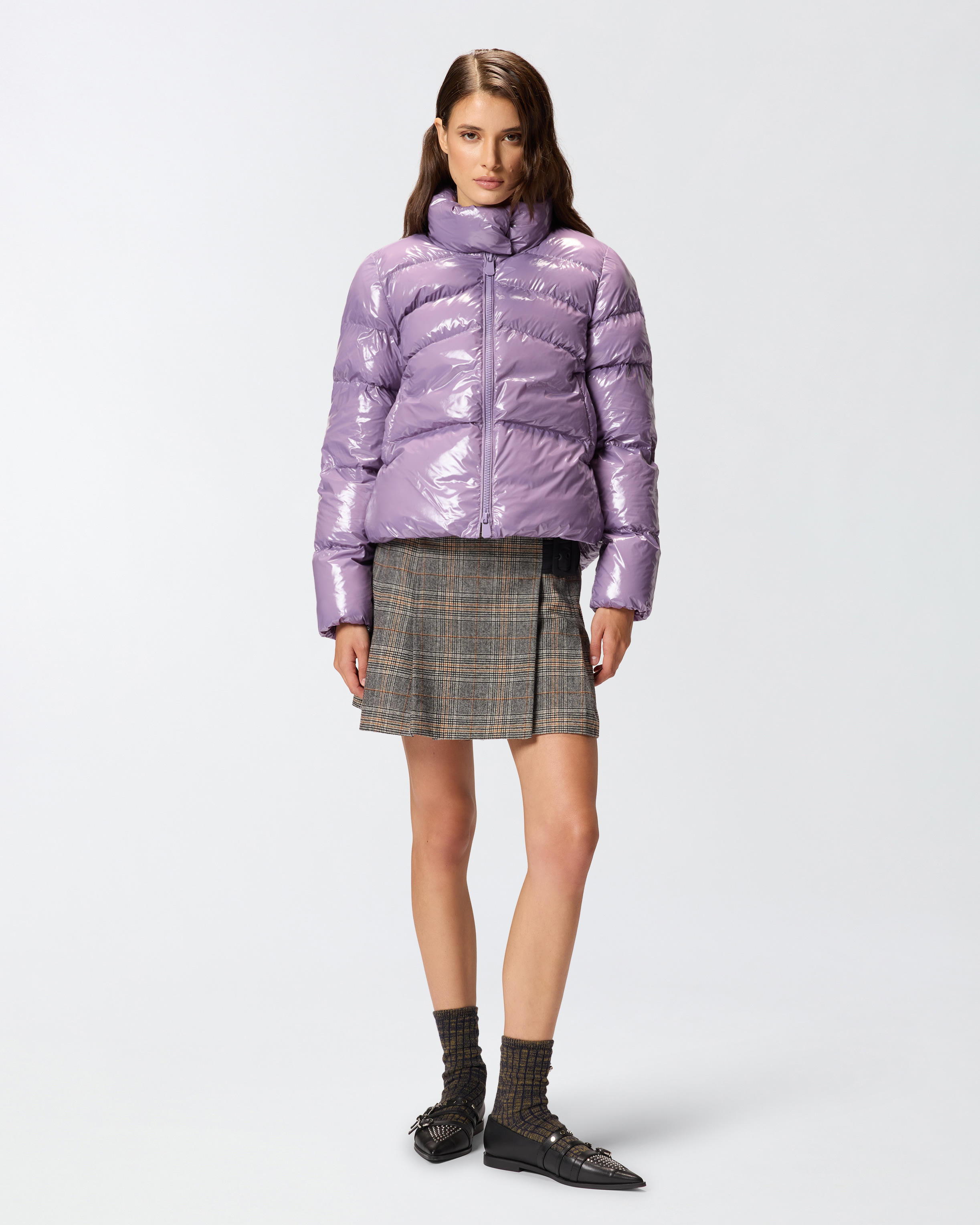 Caban-Steppjacke aus Crystal-Nylon 1