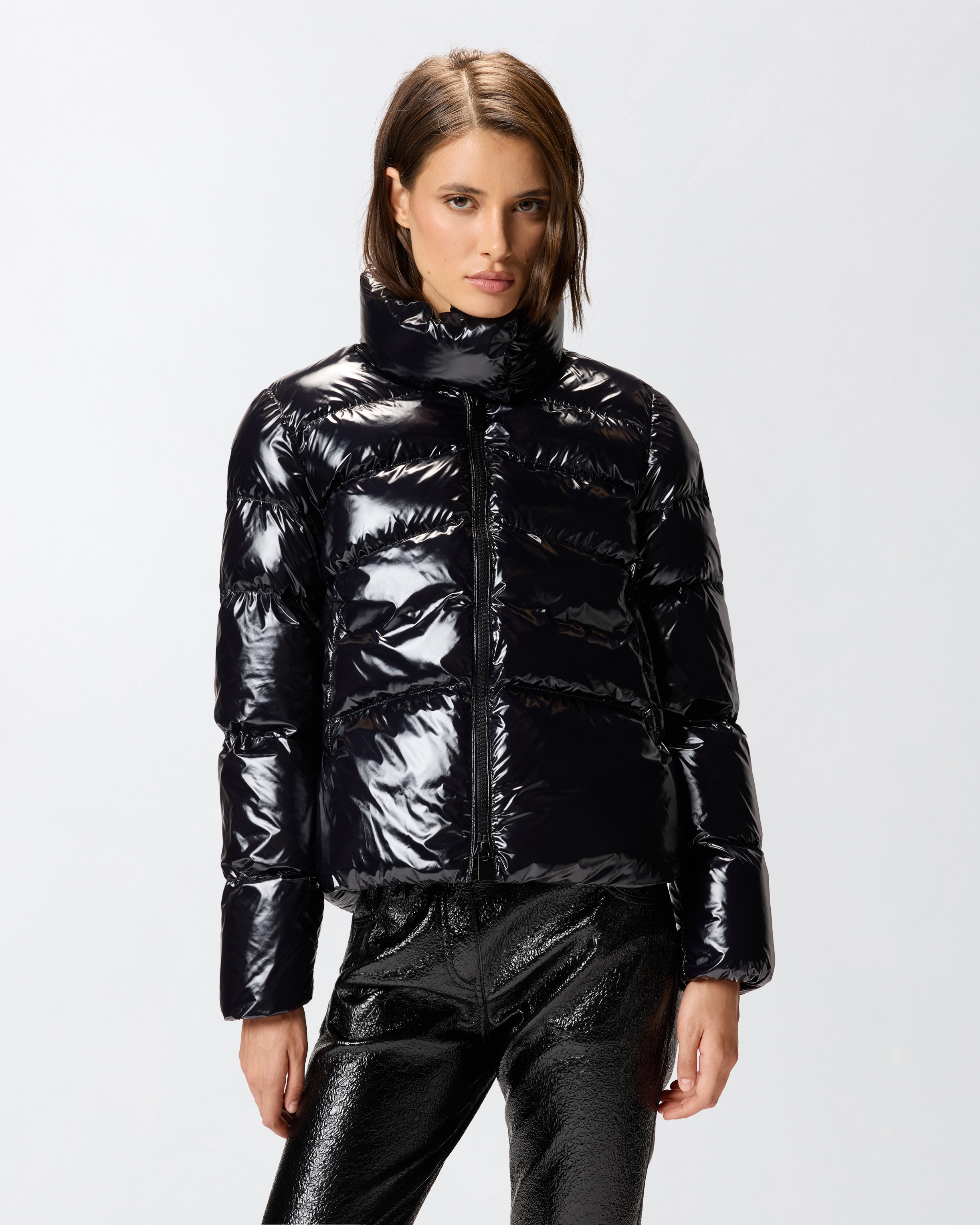 Caban-Steppjacke aus Crystal-Nylon 0