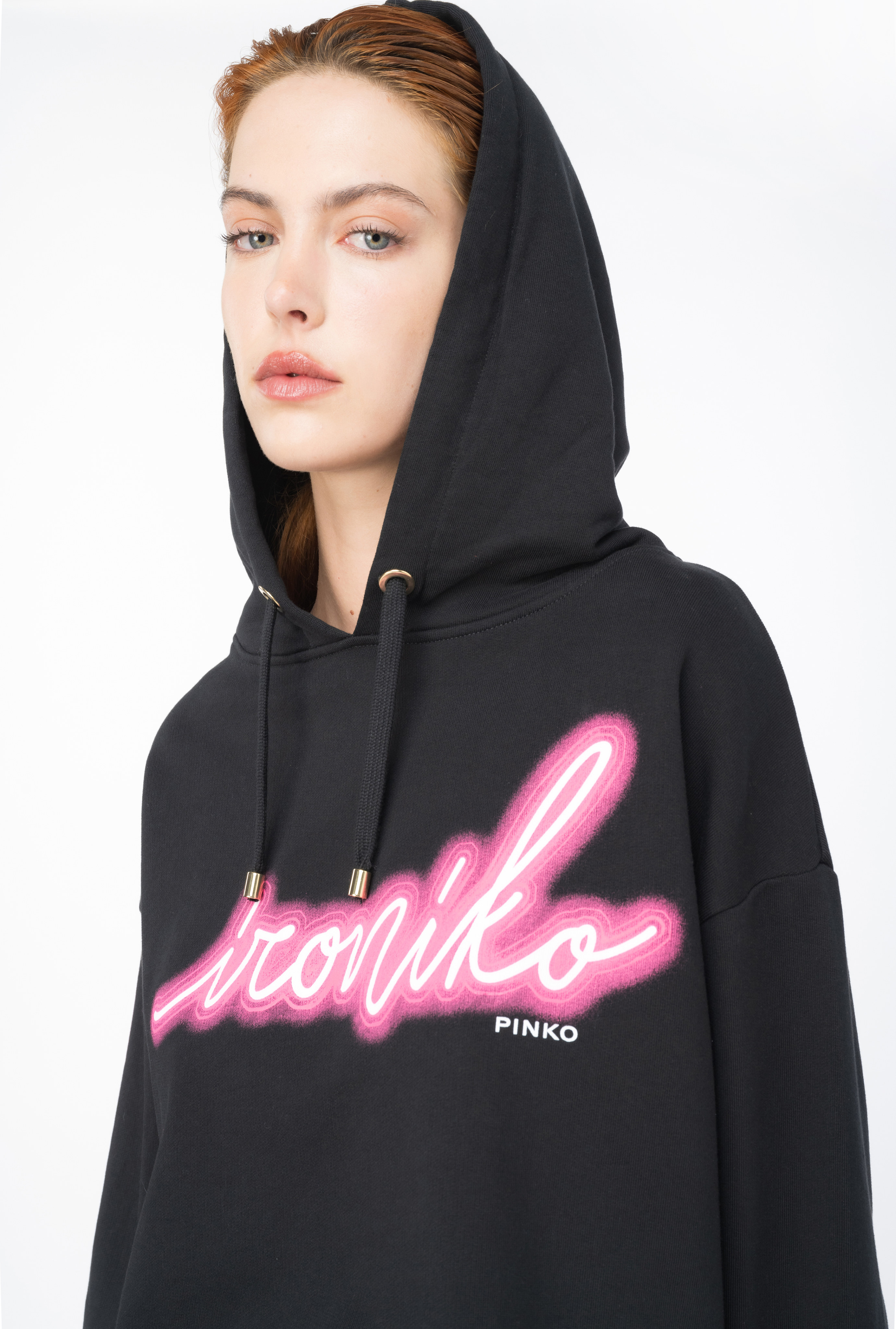 Ironiko print sweatshirt PINKO Shop Online