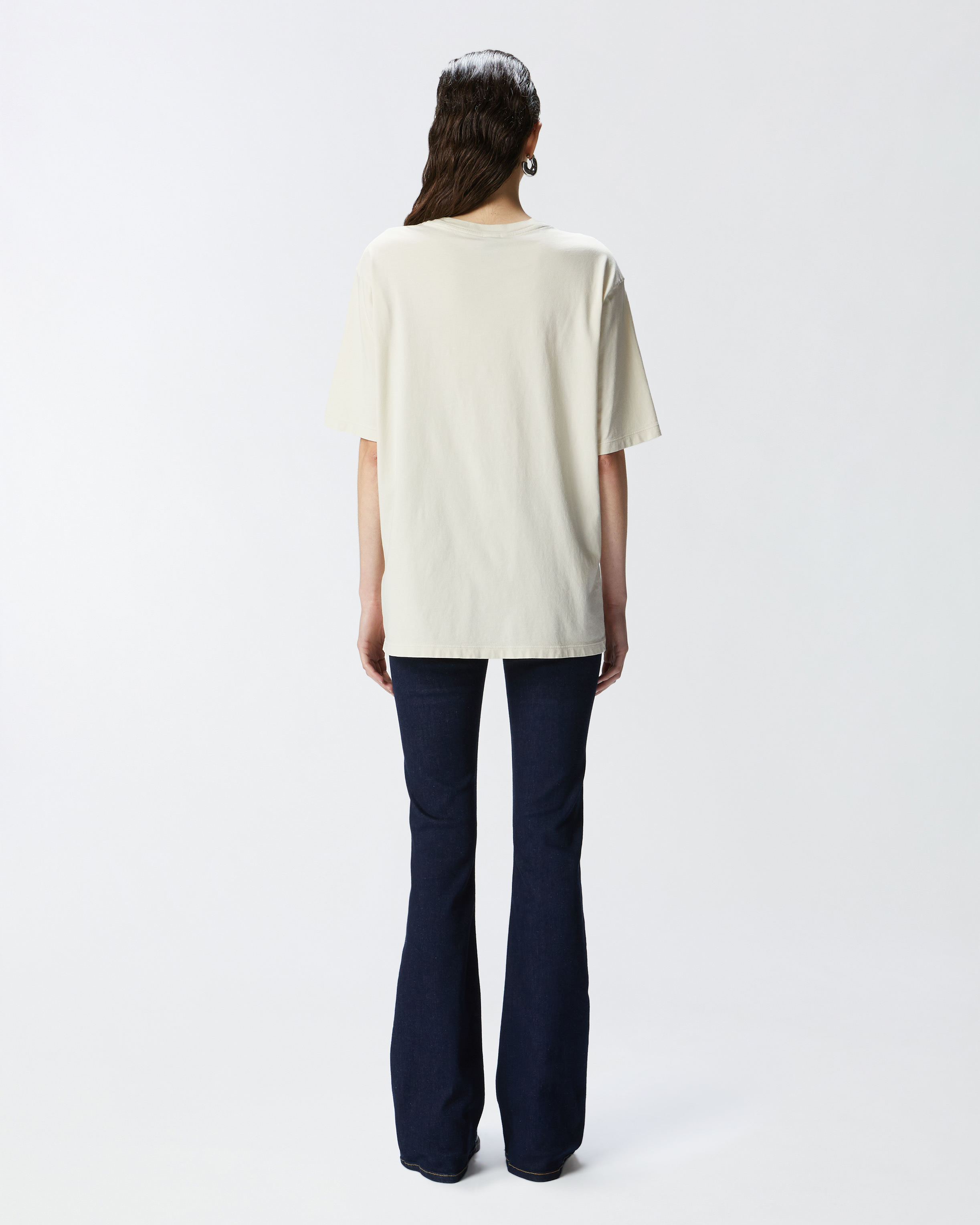 Pinko Star-print T-shirt In White/black/pink