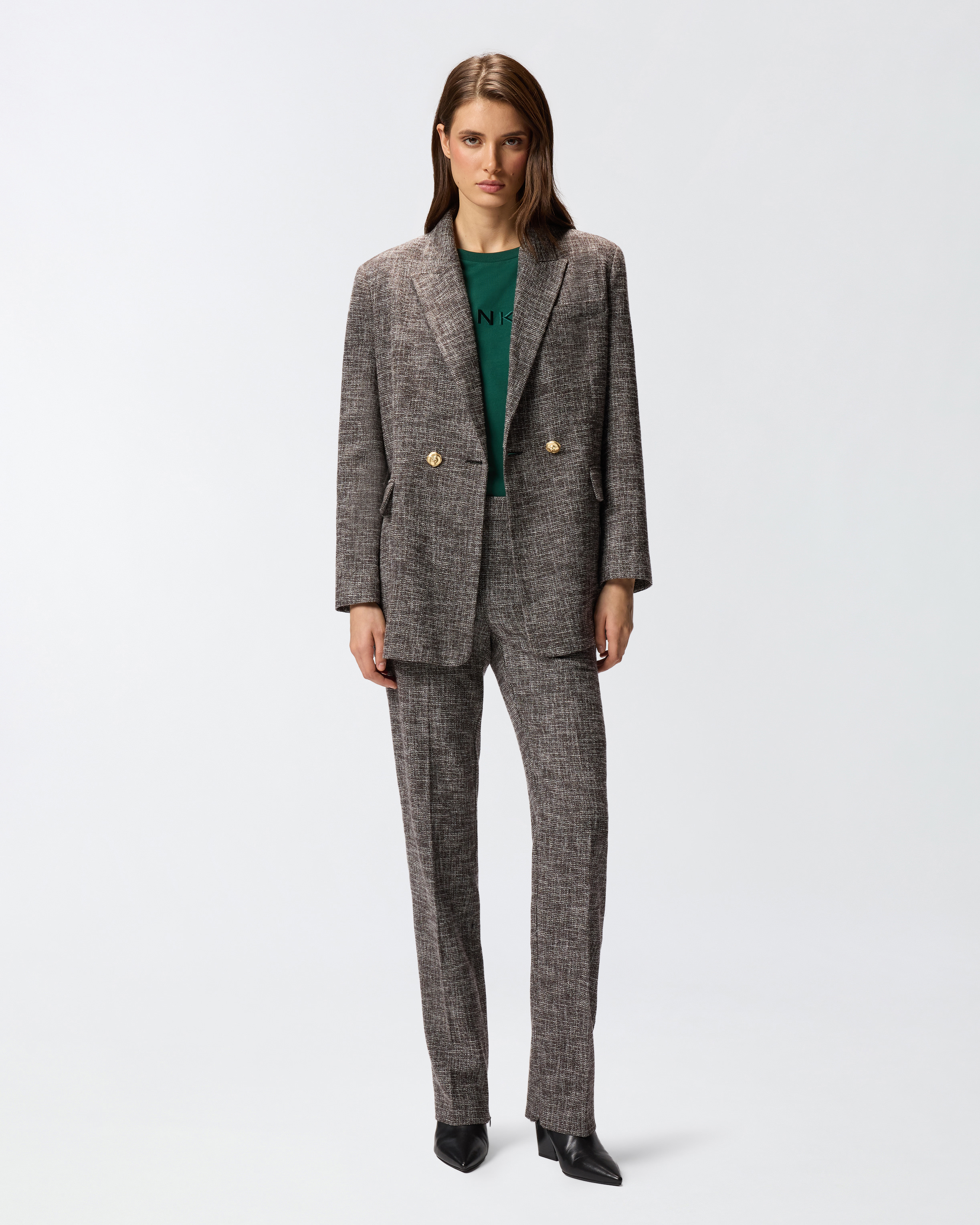 Camiseta logotipo PINKO bordado 1