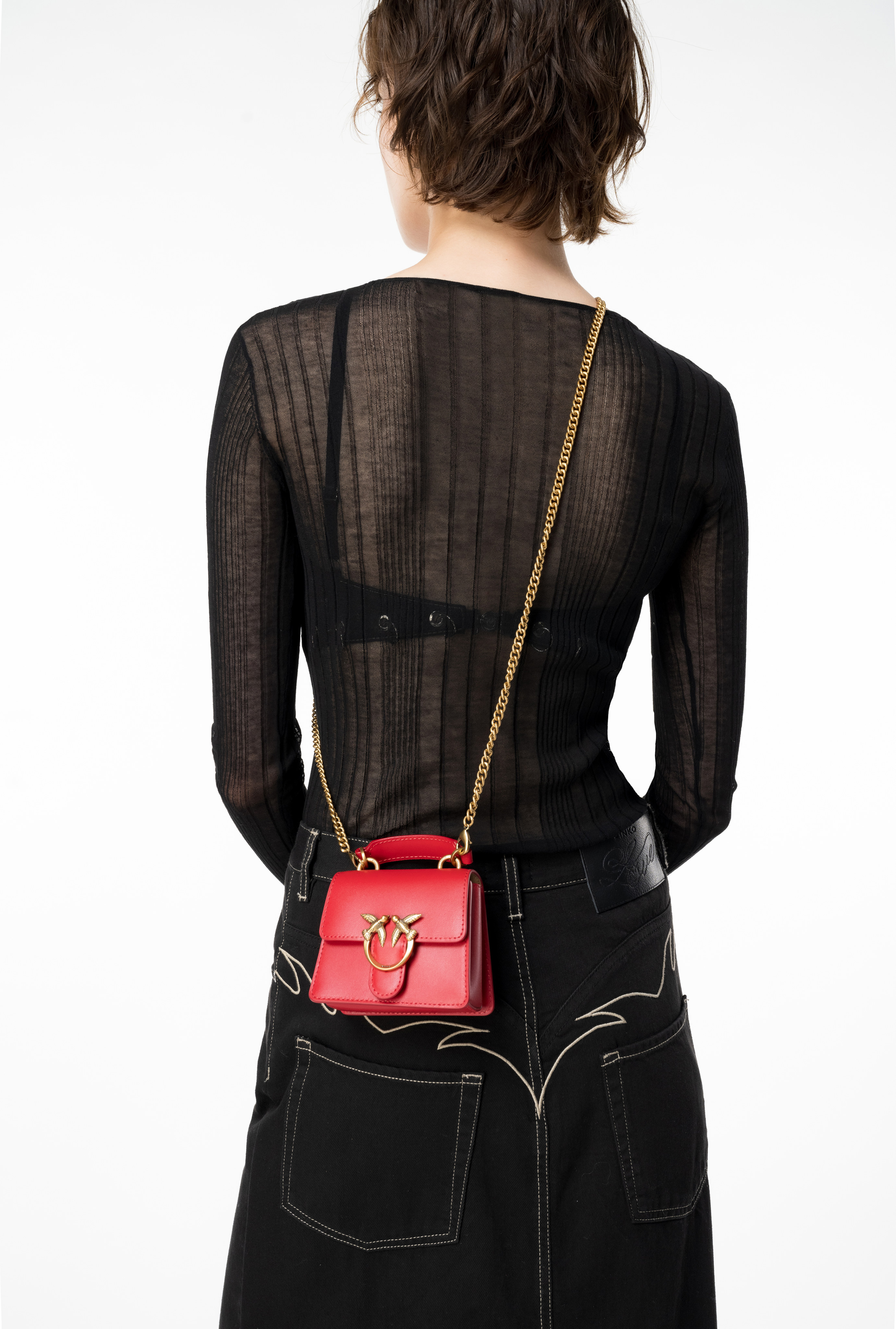 Сумка Micro Love Bag One Top Handle Light - КРАСНЫЙ - large