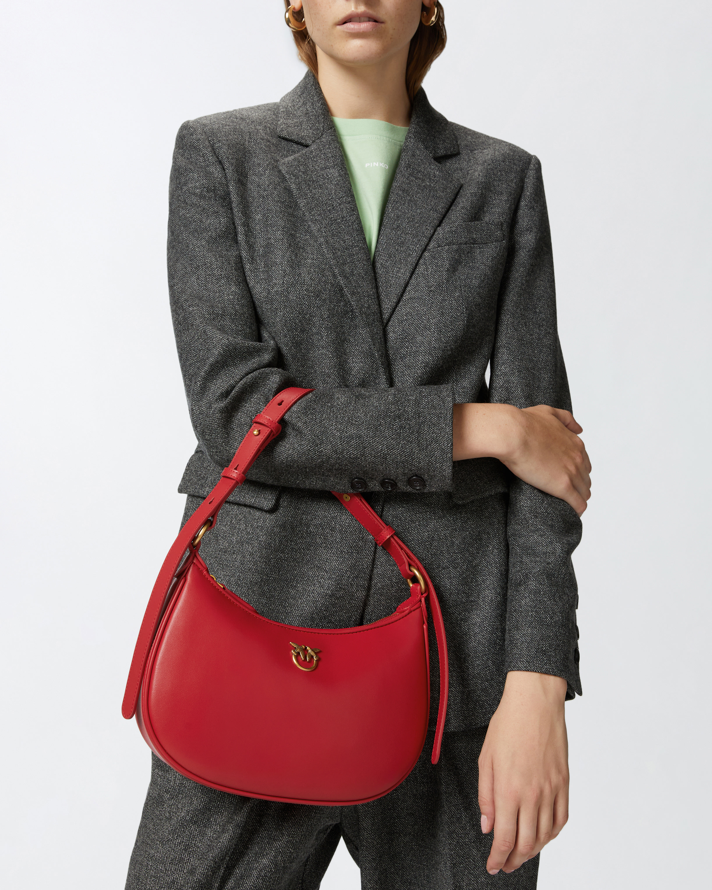 Pinko mini love bag red sale