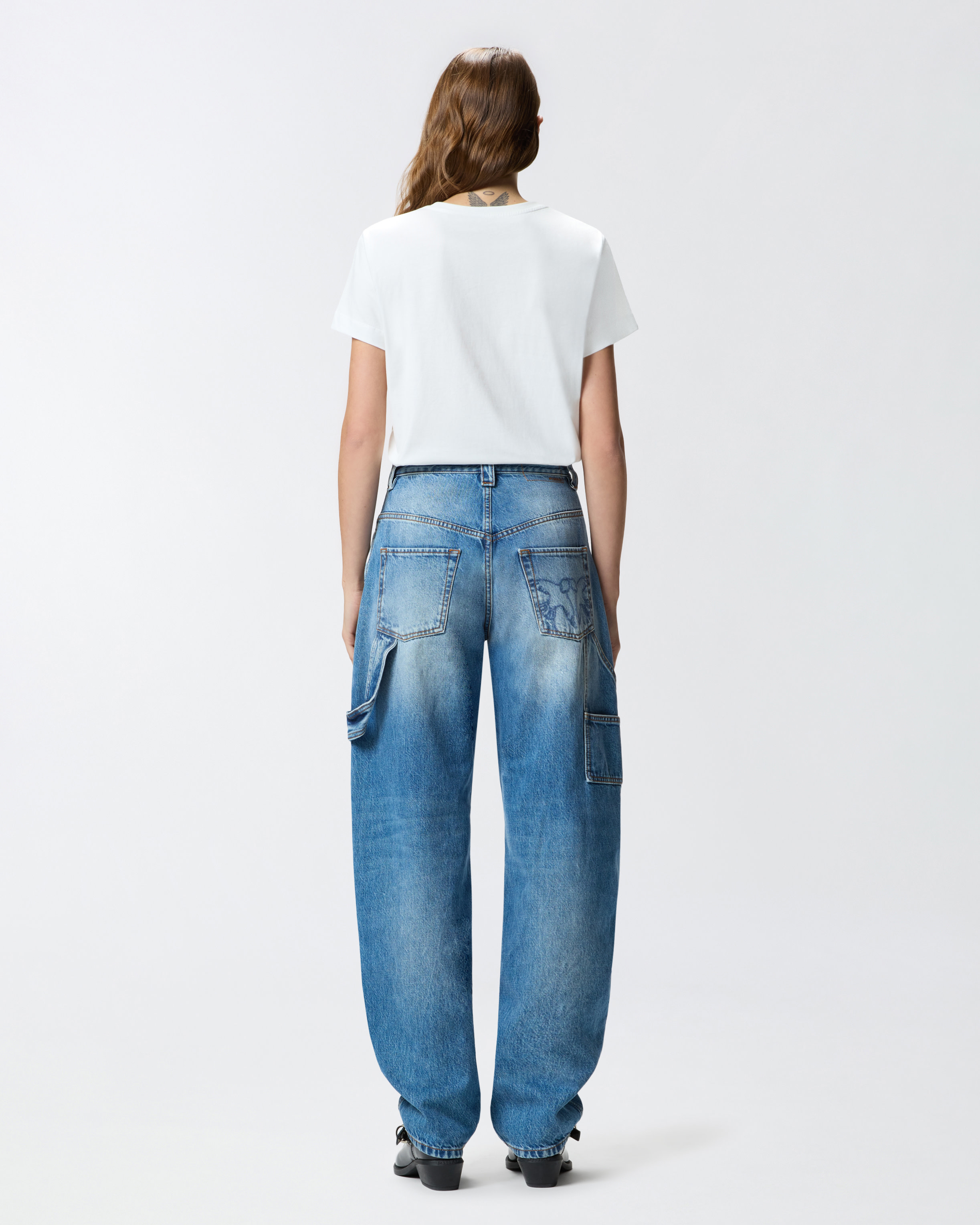 Camiseta con bordado del logotipo Love Birds en cristales 2