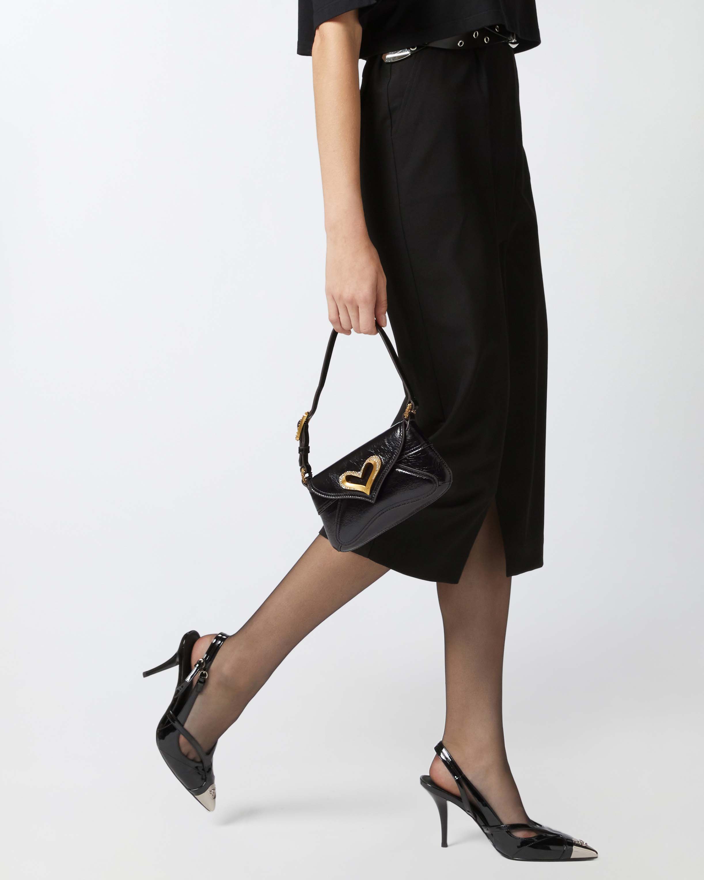 Сумка на плечо Baby 520 Bag из кожи с винтажным эффектом - ЧЕРНЫЙ - large