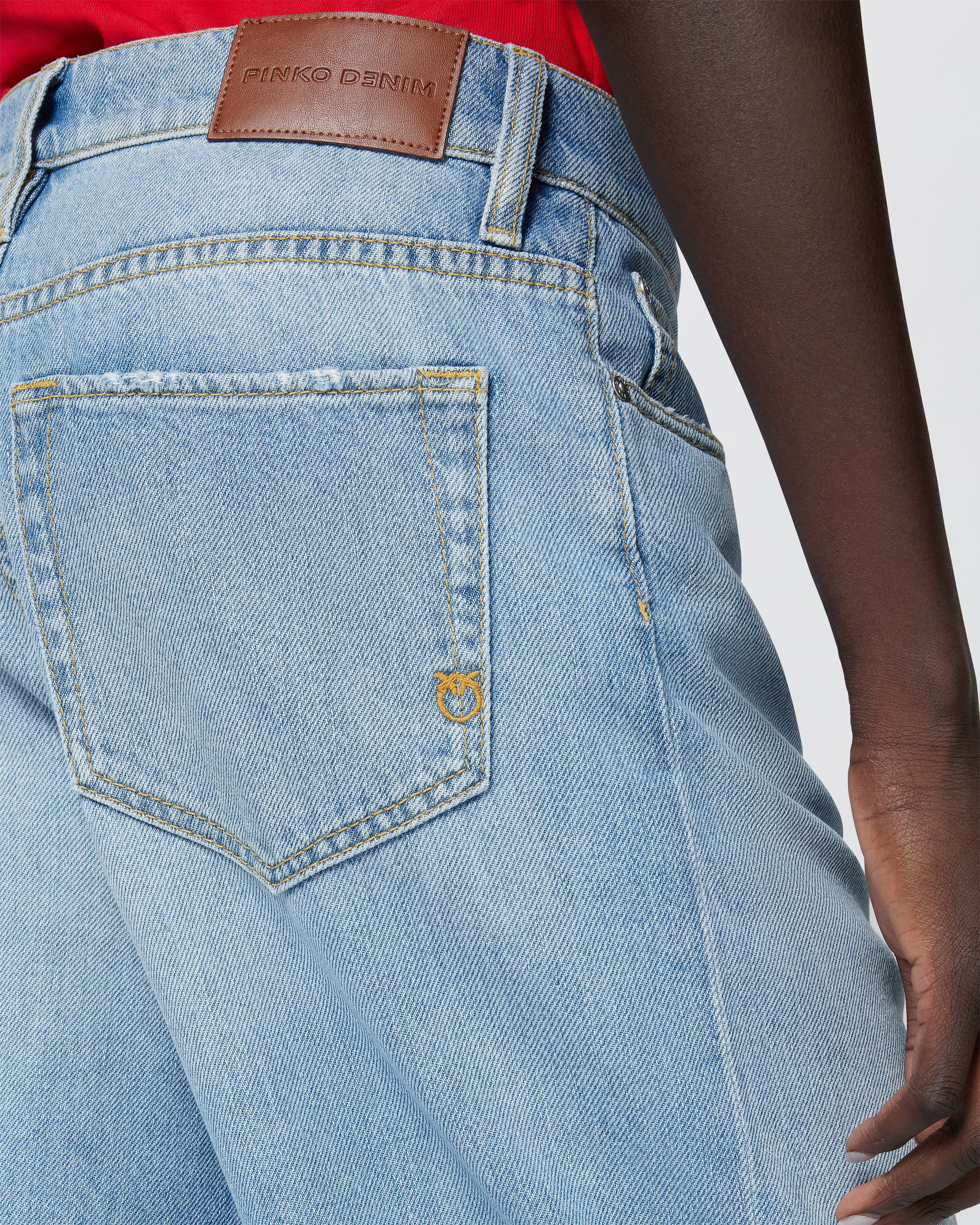 デニム・ジーパン PINKO Women Denim Pants 103857A2E5 PJN Blue PINKO: Jeans woman - Denim | Pinko jeans 103857A2E5 online