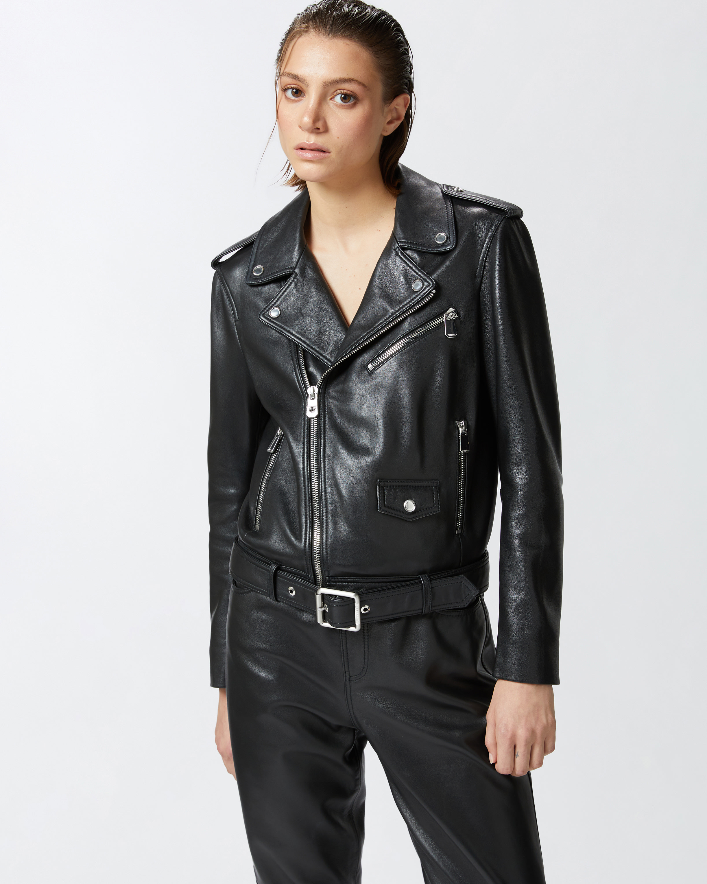 Pinko レディース レザージャケット → オンラインストアで