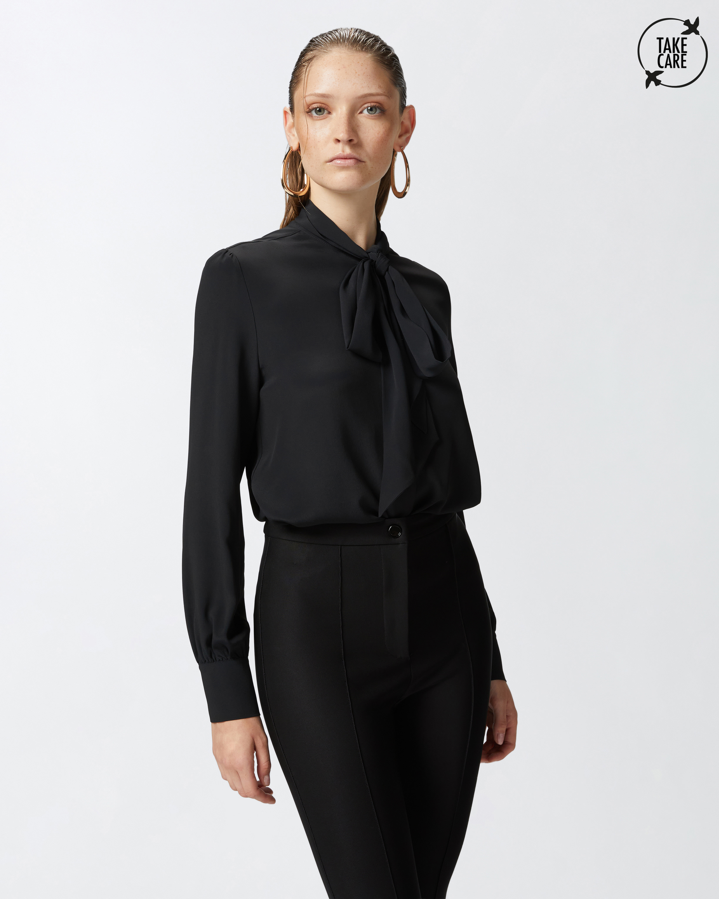 Pinko Shirt  Woman Color Black In Limo Black