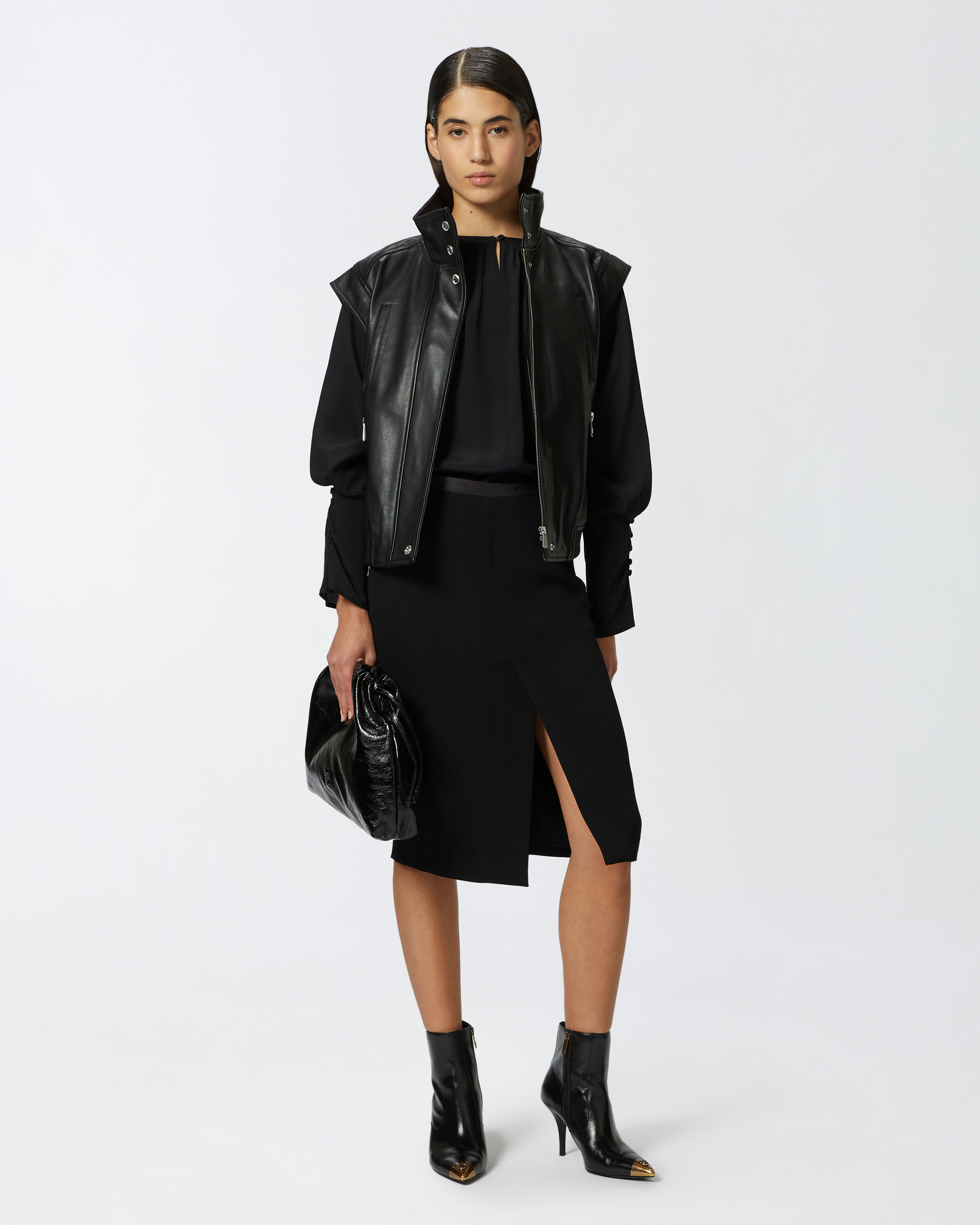 アウターその他 PINKO Woman Waistcoat Black 104931A213 Z99 Pinko Blazer - Black - Women | 100254A24CZ99 | thebs.com
