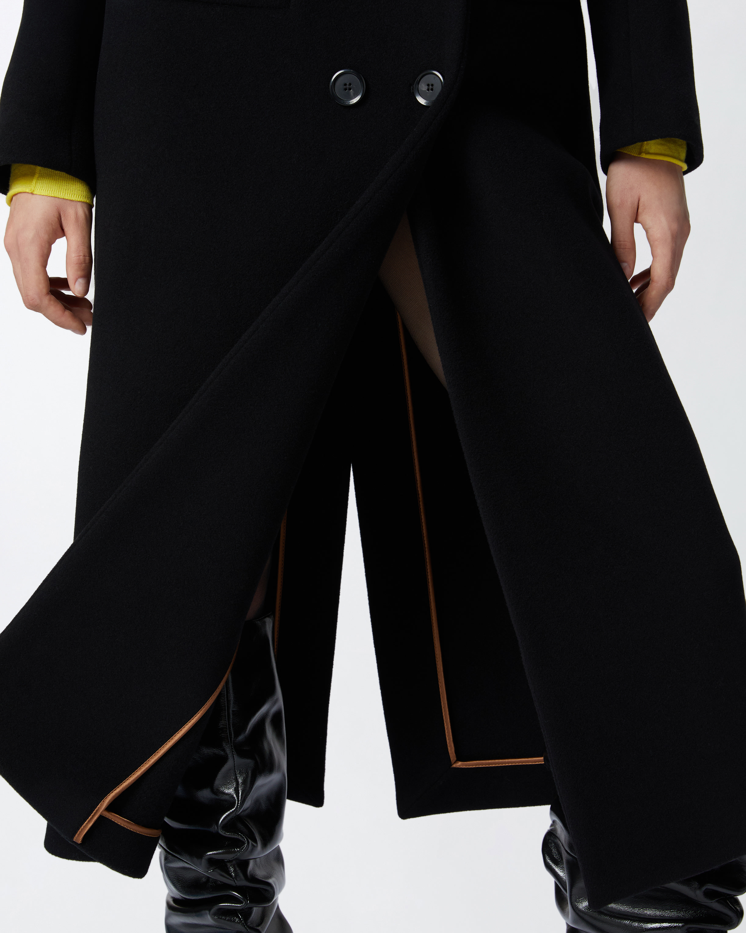 Long double-breasted coat with matching belt PINKO → Shop Long double-breasted coat with matching belt PINKO → Shop