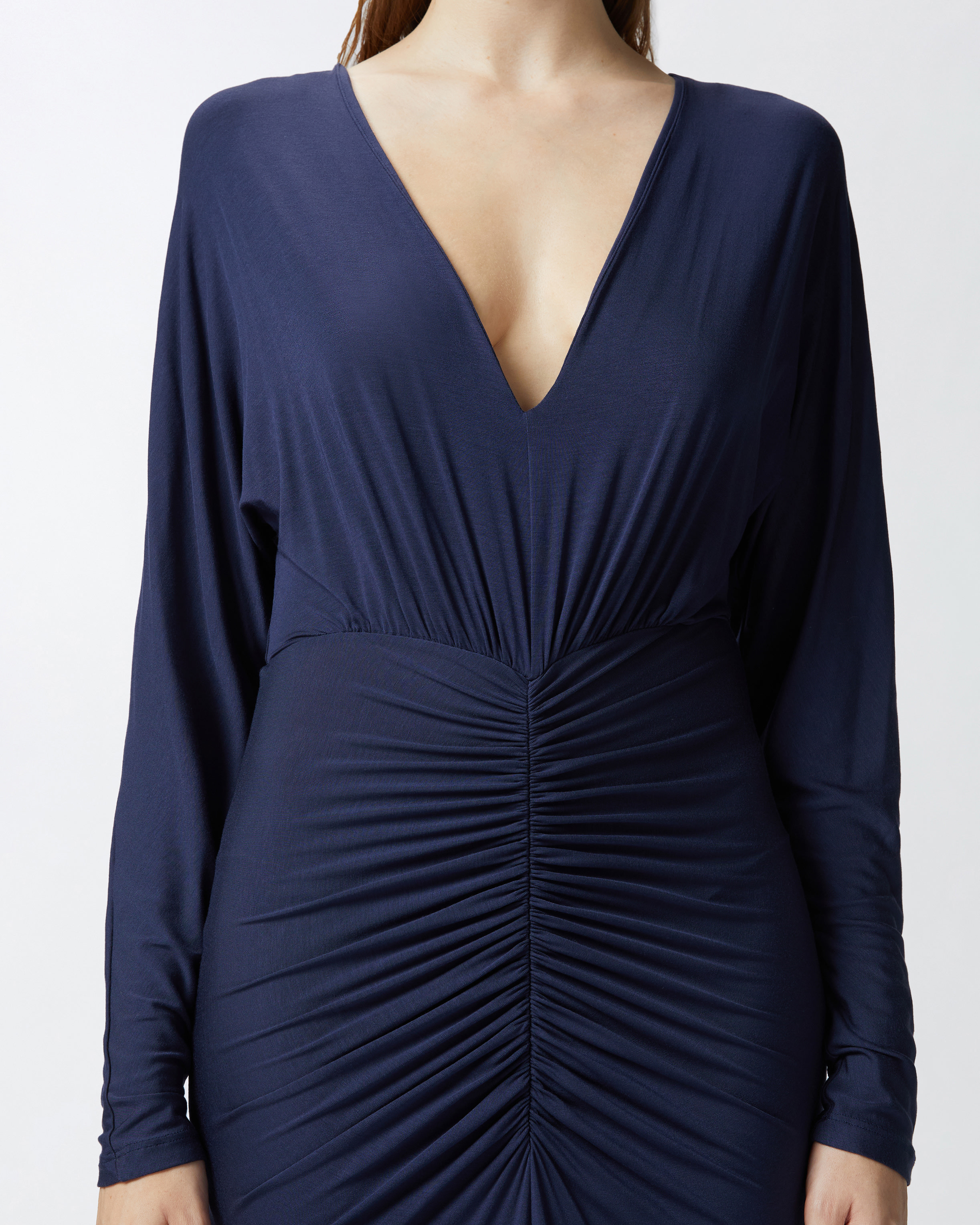 Pinko Armeni Midi Dress In Bleu Cérémonie