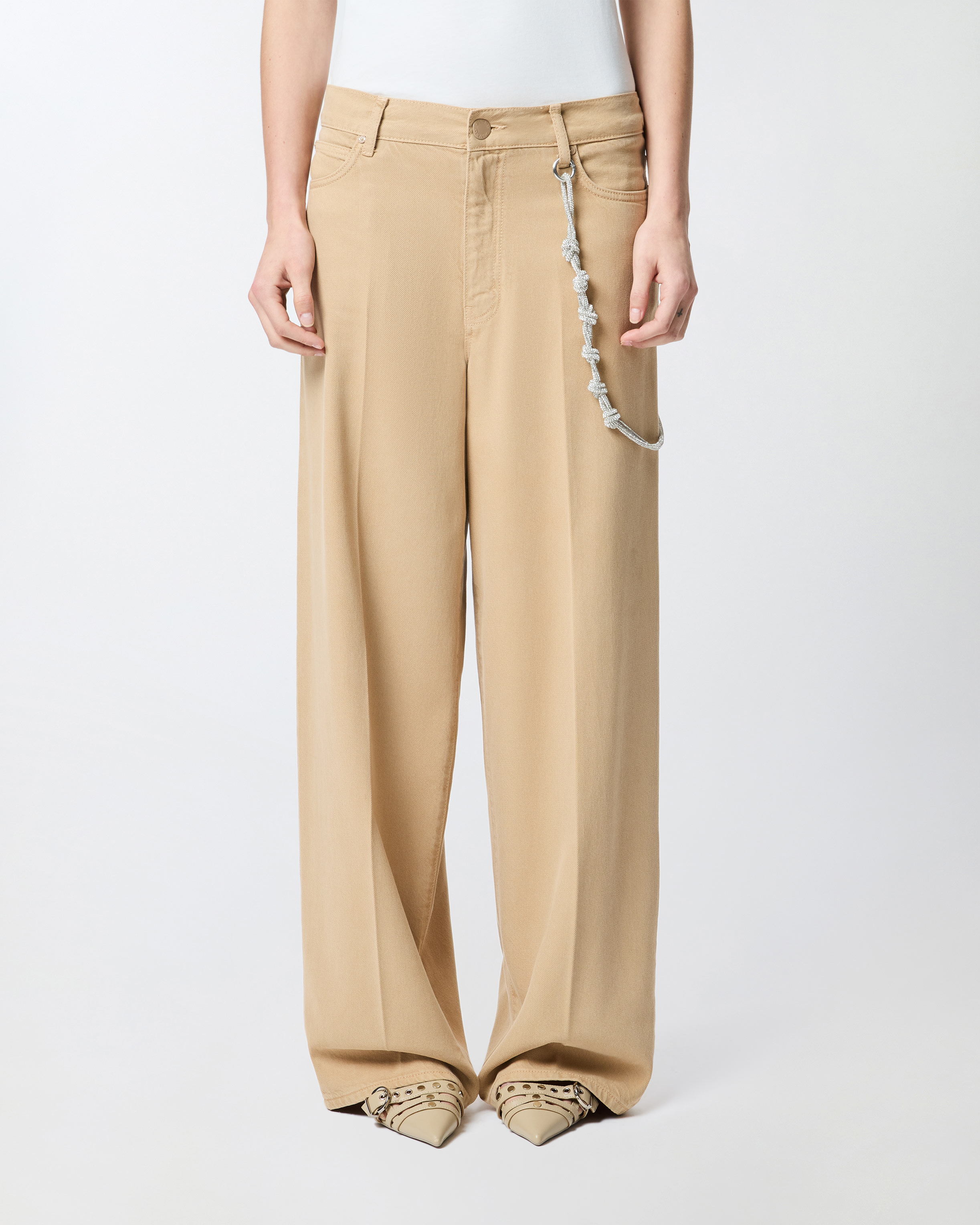 パンツ PINKO MONTANO ELEGANT WIDE TROUSERS WITH TWEEZERS Pinko Montano Trousers – CLAUDETTE