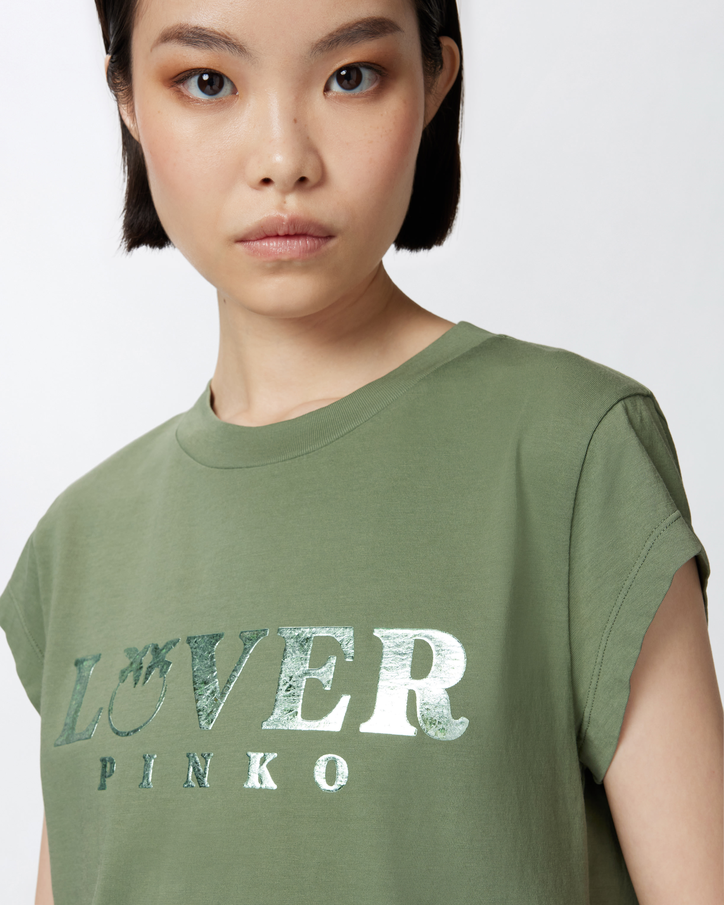 Tシャツ・カットソー PINKO Slim-fit PINKO Lover T-shirt PINKO → Shop Online