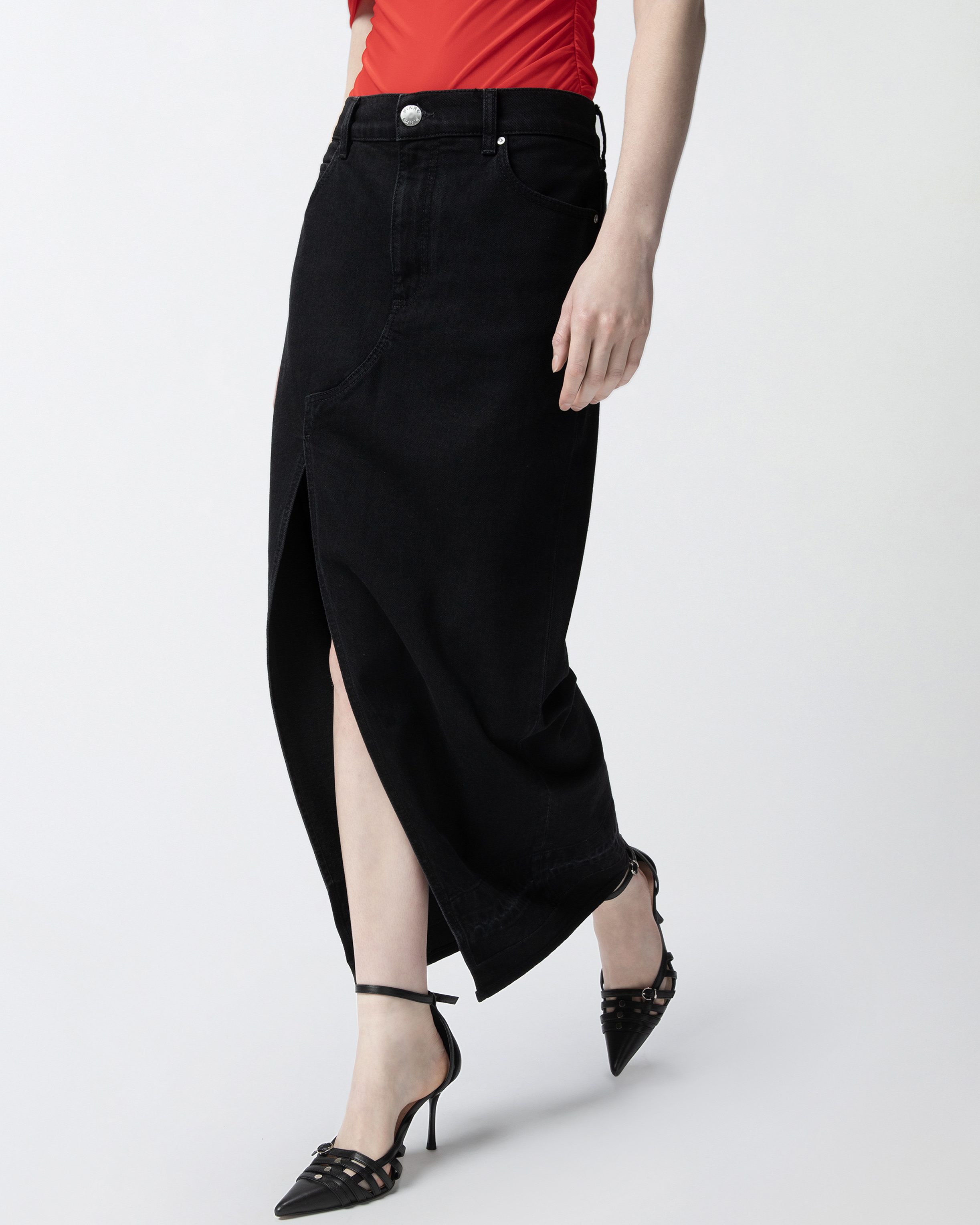 スカート PINKO BLACK COTTON SKIRT 104628A2GPZ99 Pinko [商品名] → オンラインストアにてチェック
