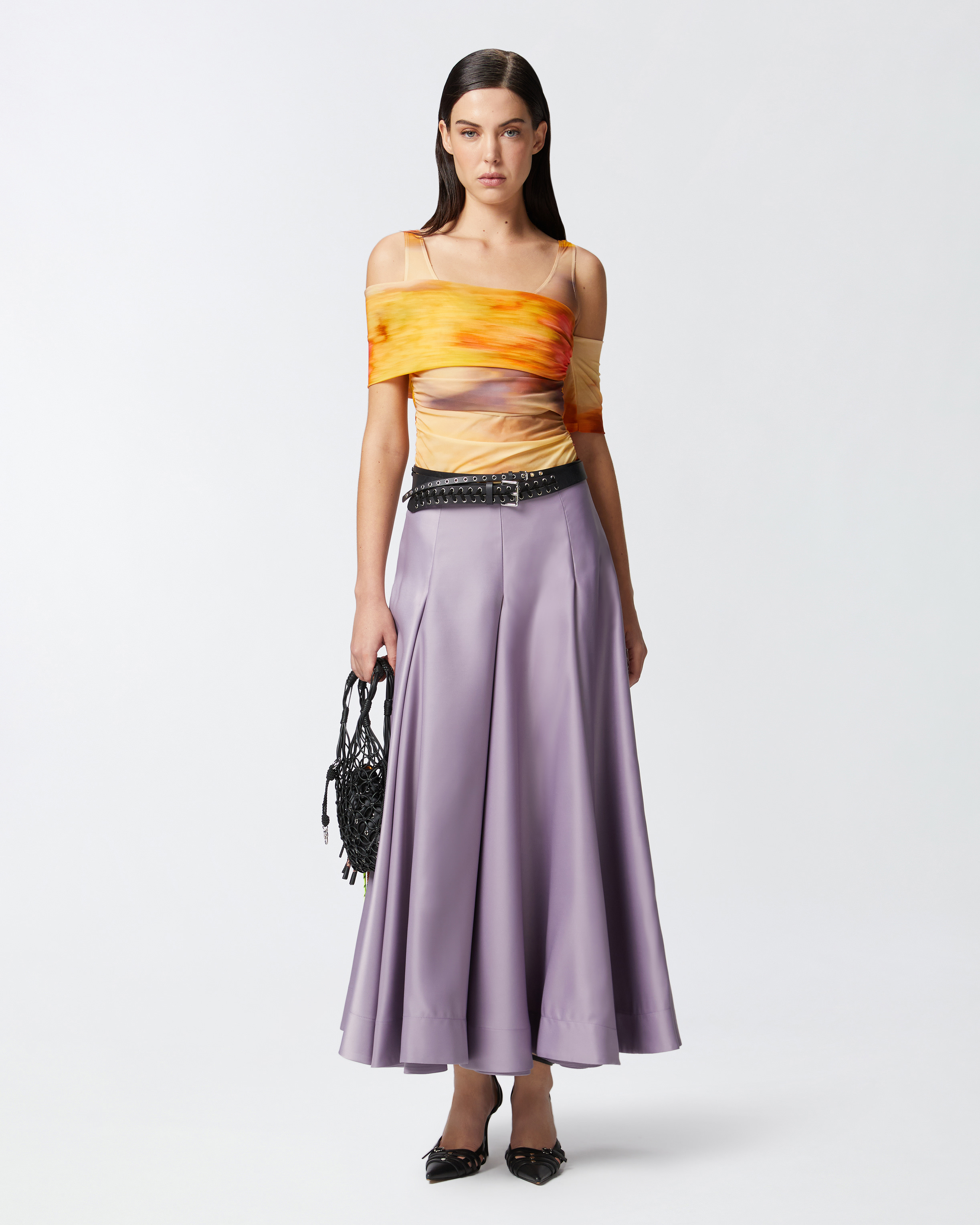 スカート PINKO Woman Skirt Lilac 104636A2DL Y63 104636A2DL-Y63-AA01