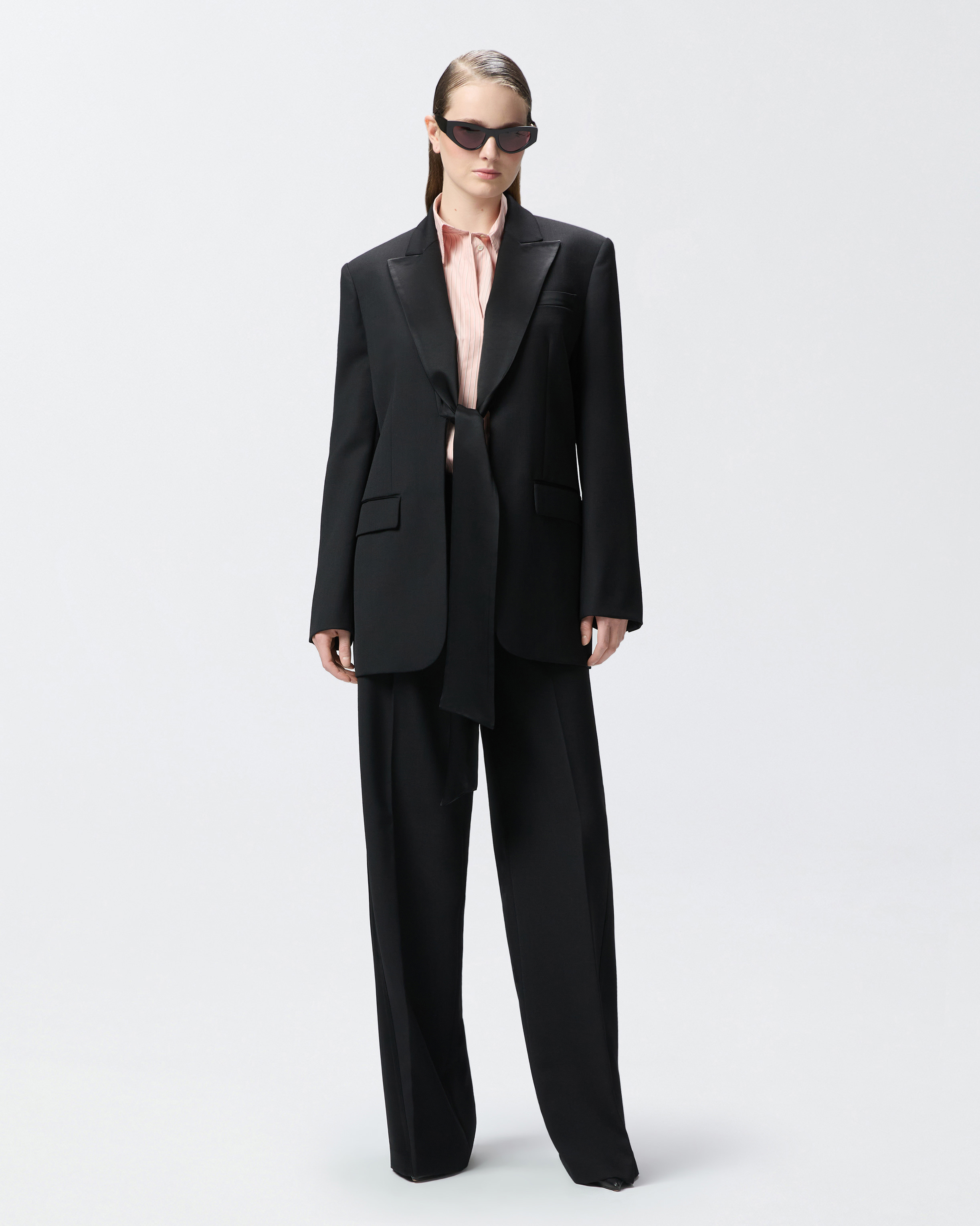 アウターその他 PINKO Woman Blazer Burnt 104677A2DF L55 Pinko women's jacket in technical stretch cady 104072a243