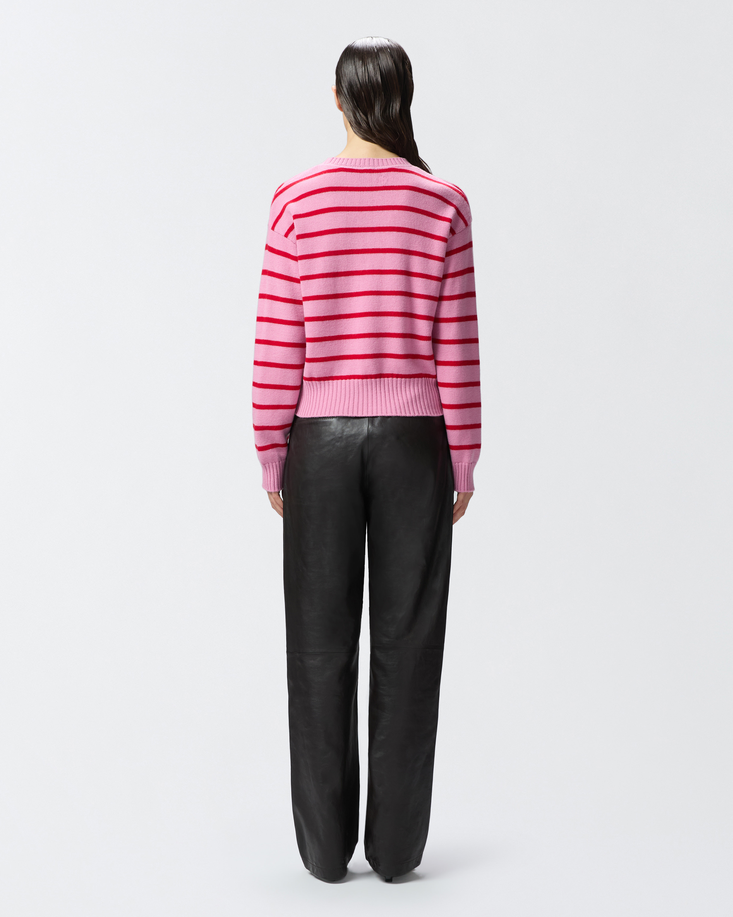 Pinko Striped Sweater With Logo