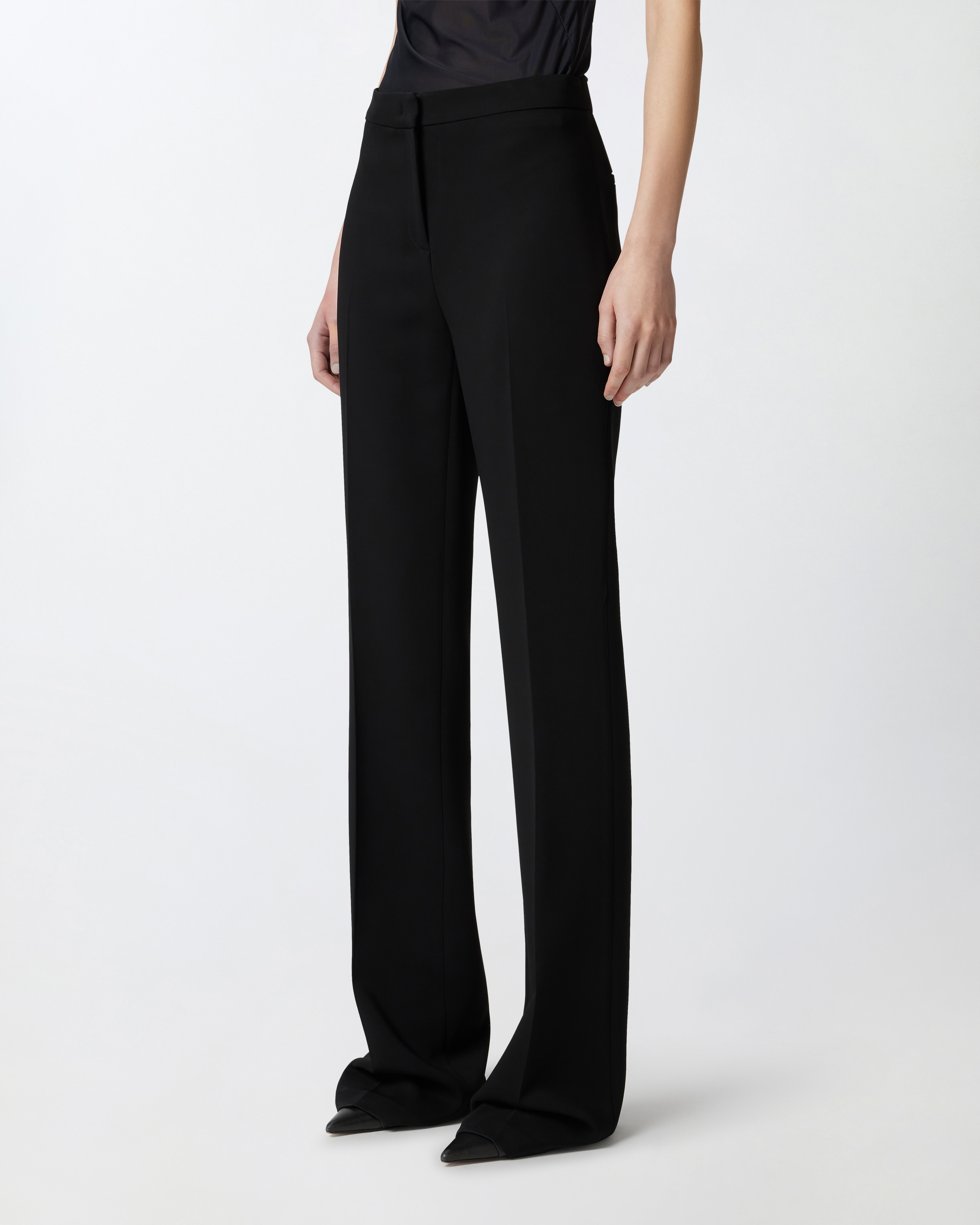 パンツ PINKO Women Straight Pants 104751 A21FZ99 Black PINKO high-waisted Trousers | Black | FARFETCH