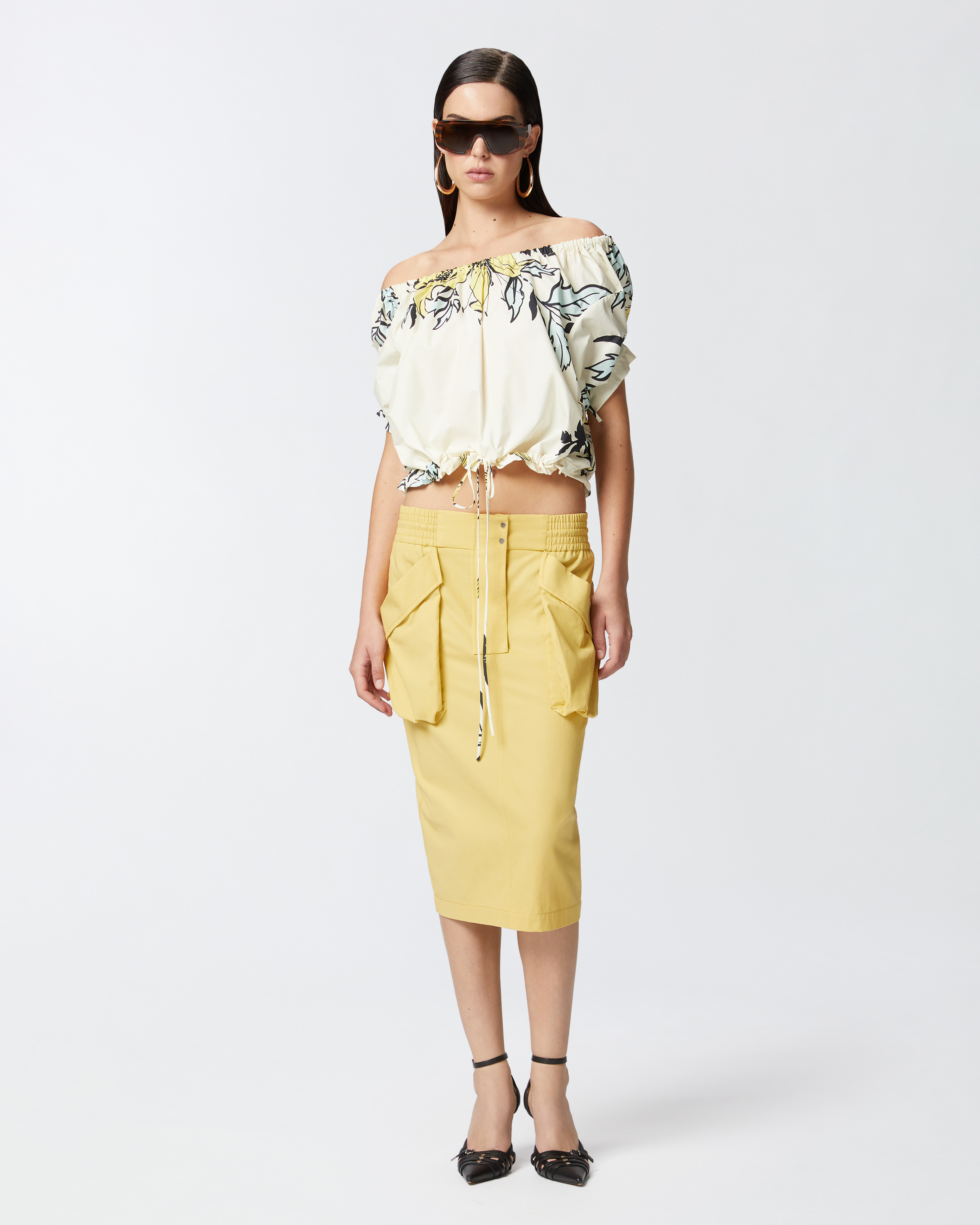 Pinko Pencil Skirt With Maxi Pockets