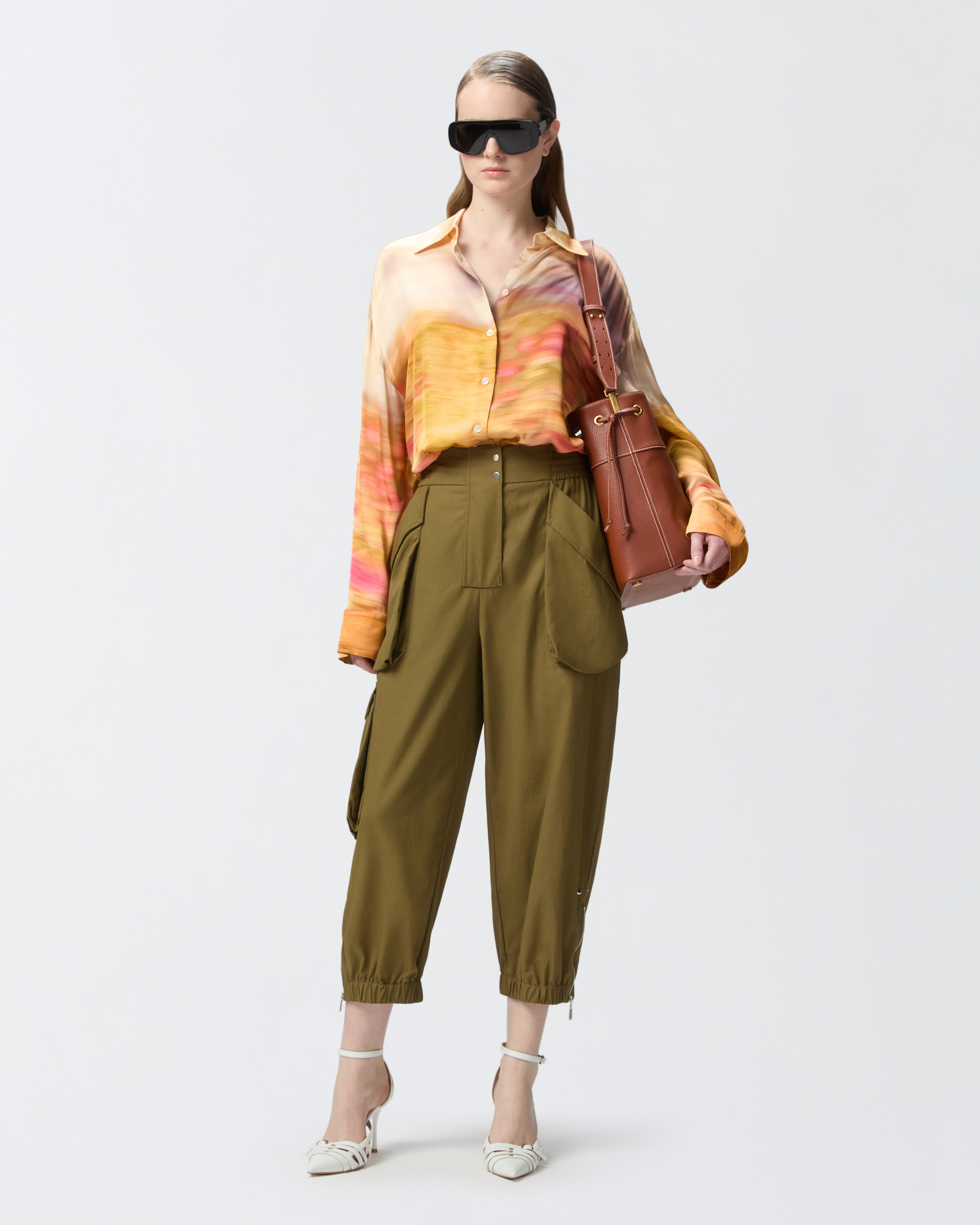 Pinko Cropped Cargo Pants