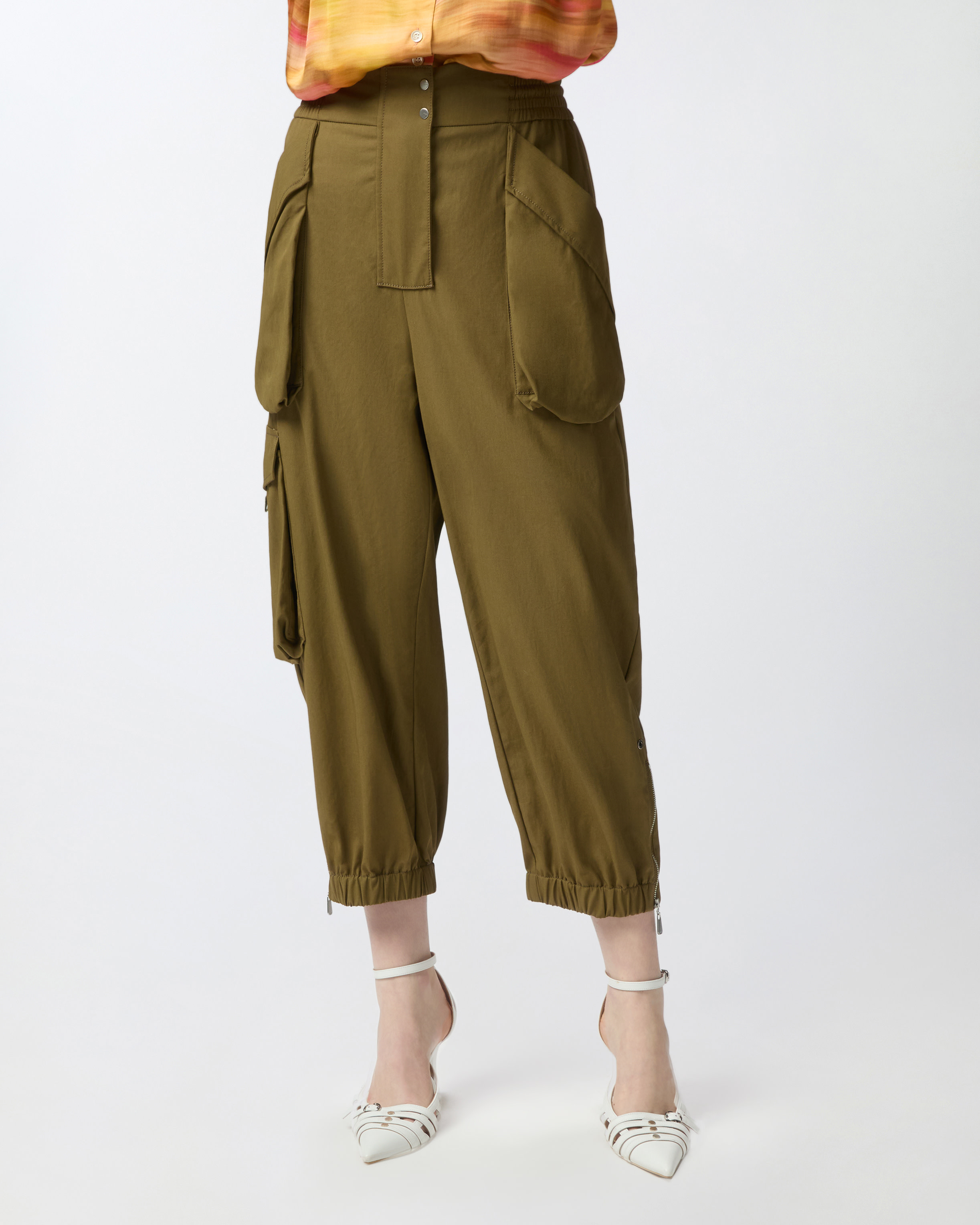 Pinko Cropped Cargo Pants