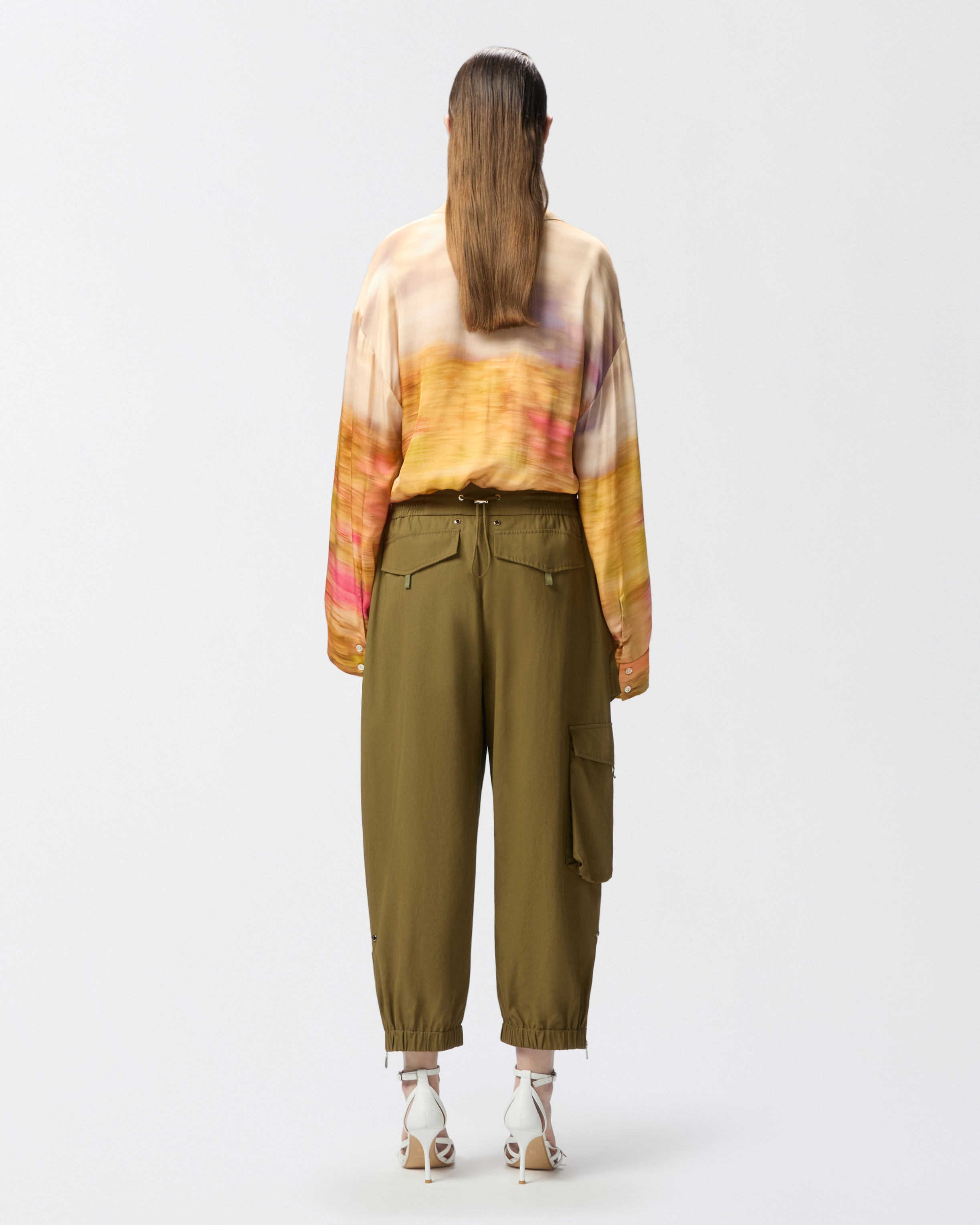 Pinko Cropped Cargo Pants
