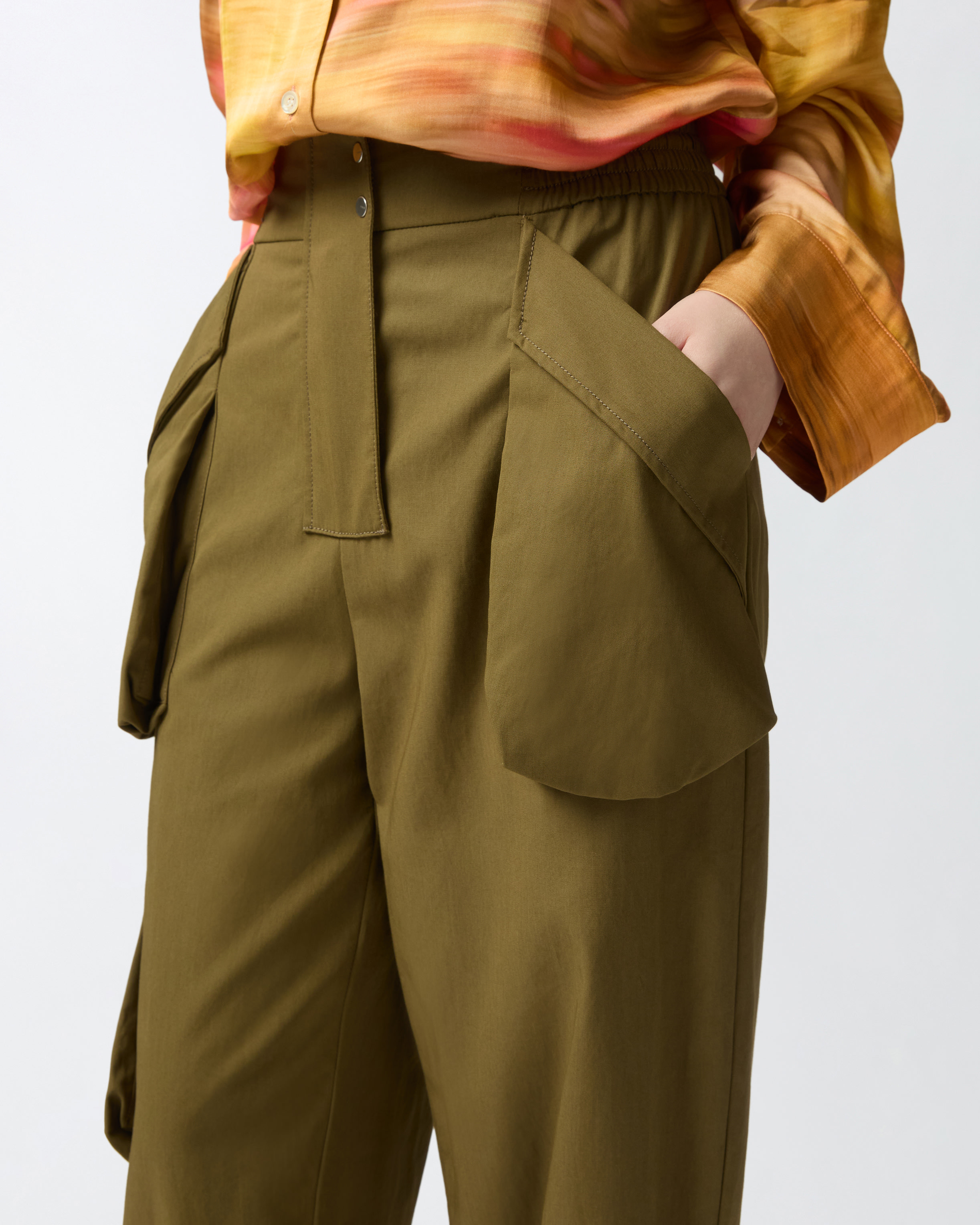 Pinko Cropped Cargo Pants