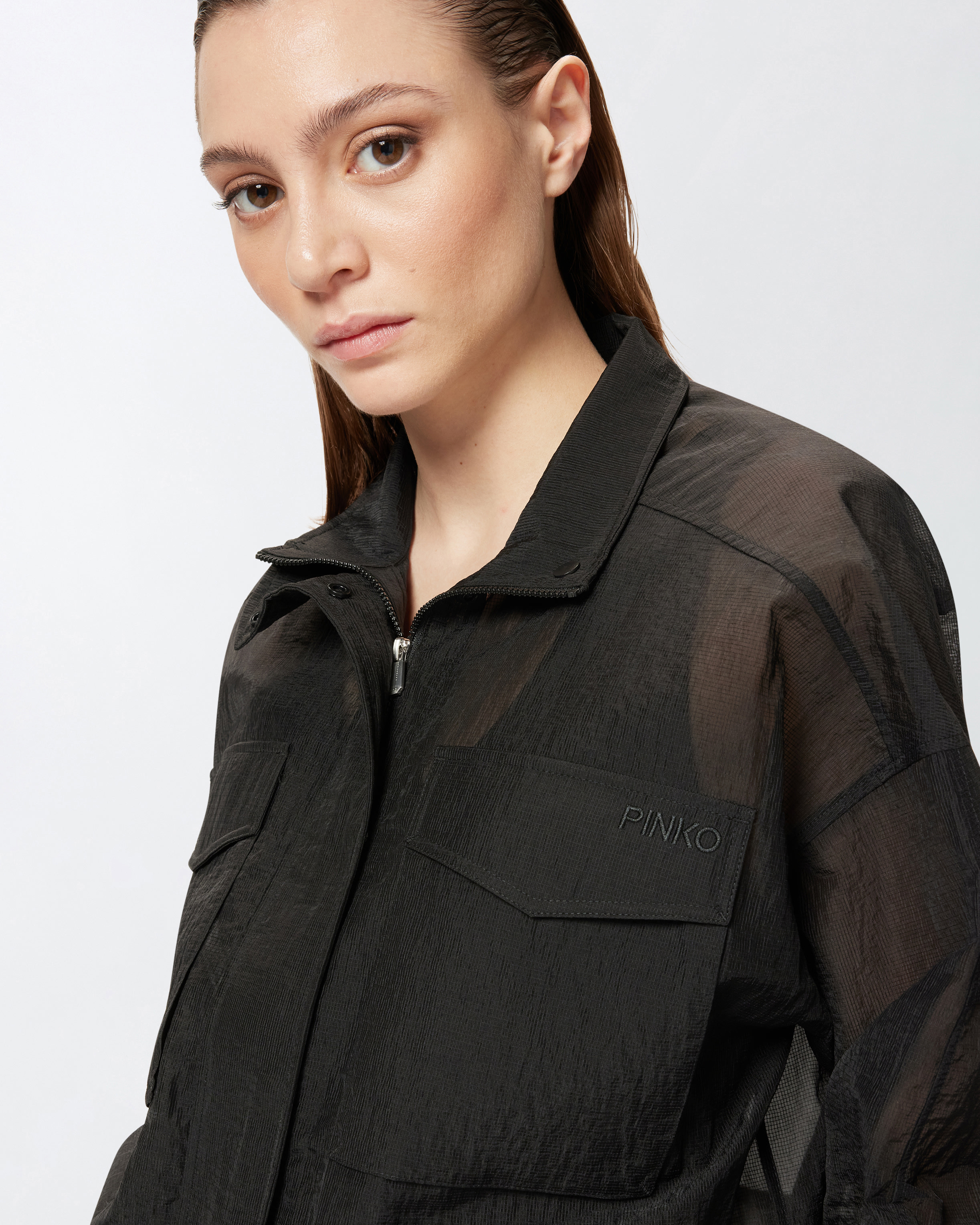 ジャケット PINKO Woman Jacket Black 104845A2EK Z99 104845A2EK-Z99