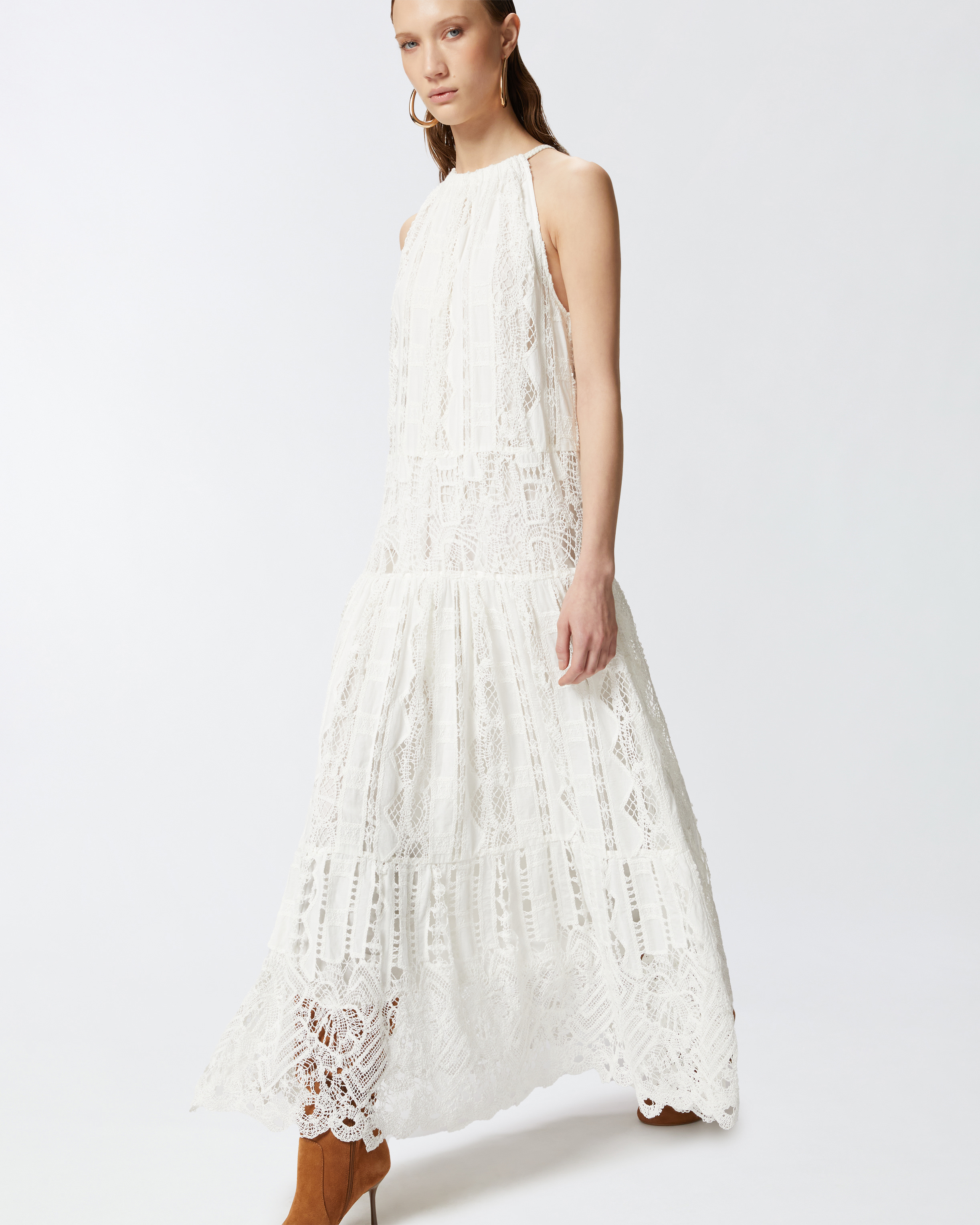パーティードレス PINKO 105019A2I9 Dresses White Mini shirt dress with pockets PINKO → Shop Online
