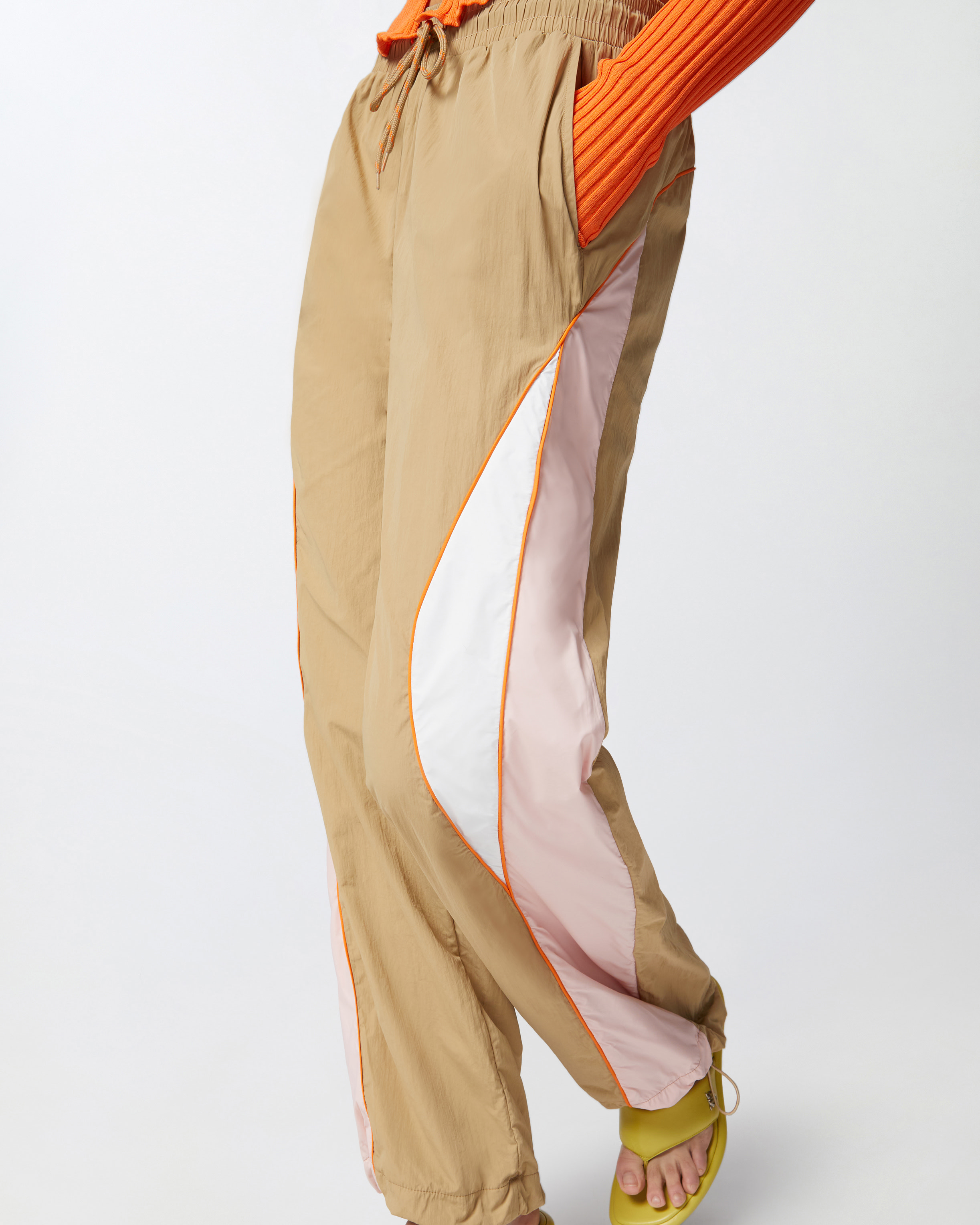 Pinko Technical Canvas Joggers With Side Band