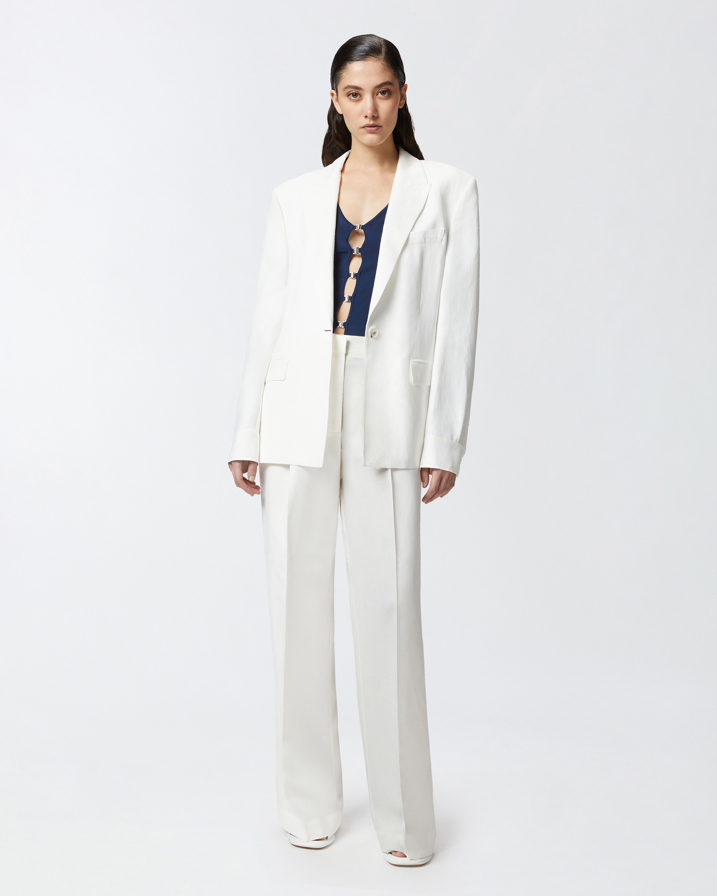 PINKO 25SS パンツ ホワイト系 104869A2HA-Z05-AA01