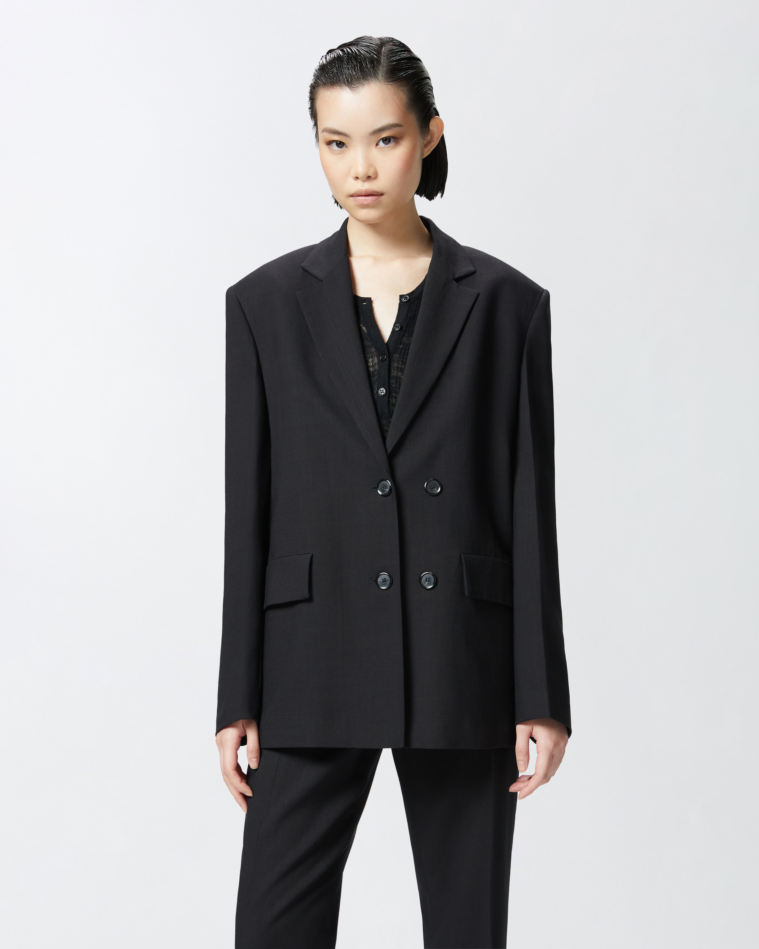ジャケット PINKO ELEVATION BLAZER JACKET IN CANVAS WITH BUTTONS Pinko Blazer In Canvas With Buttons In Beige | ModeSens