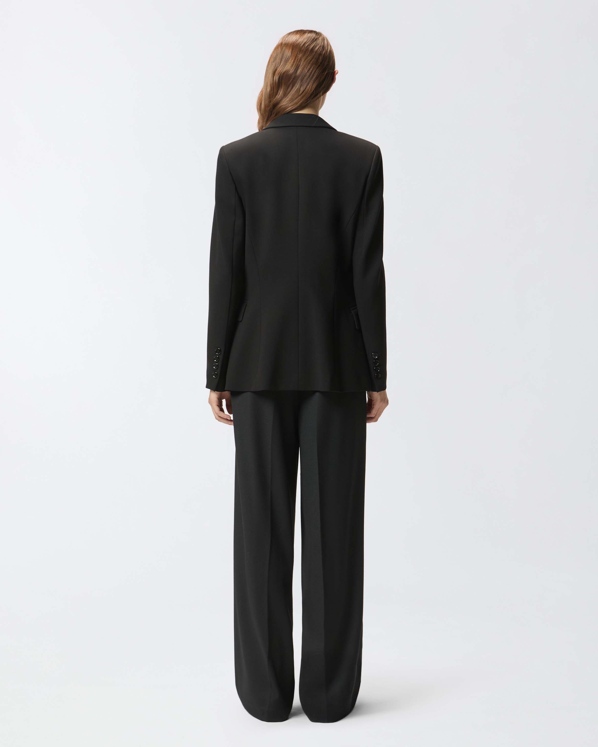 Fitted full Milano knit jacket 2