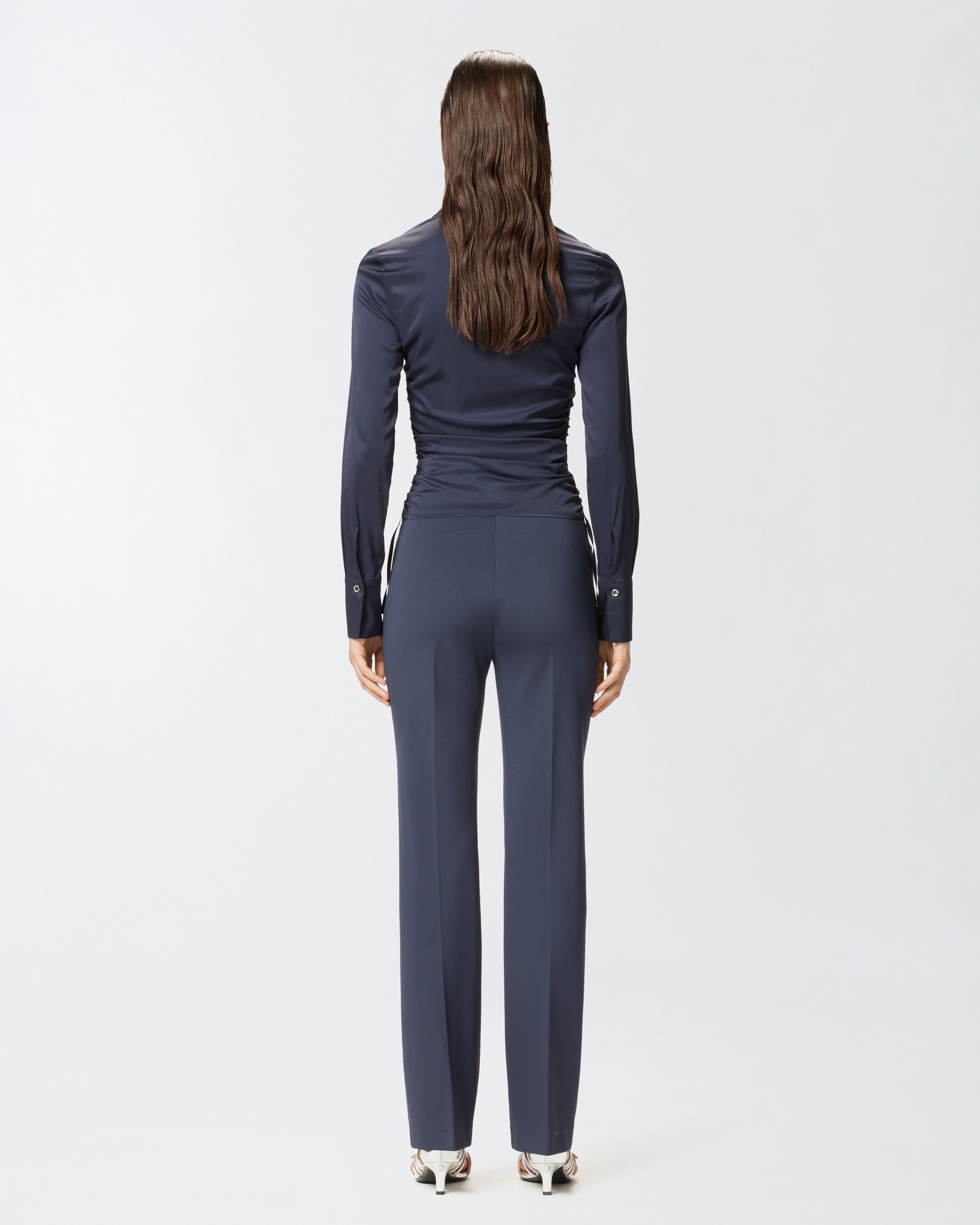 Pinko Elegant High-waisted Flared Trousers