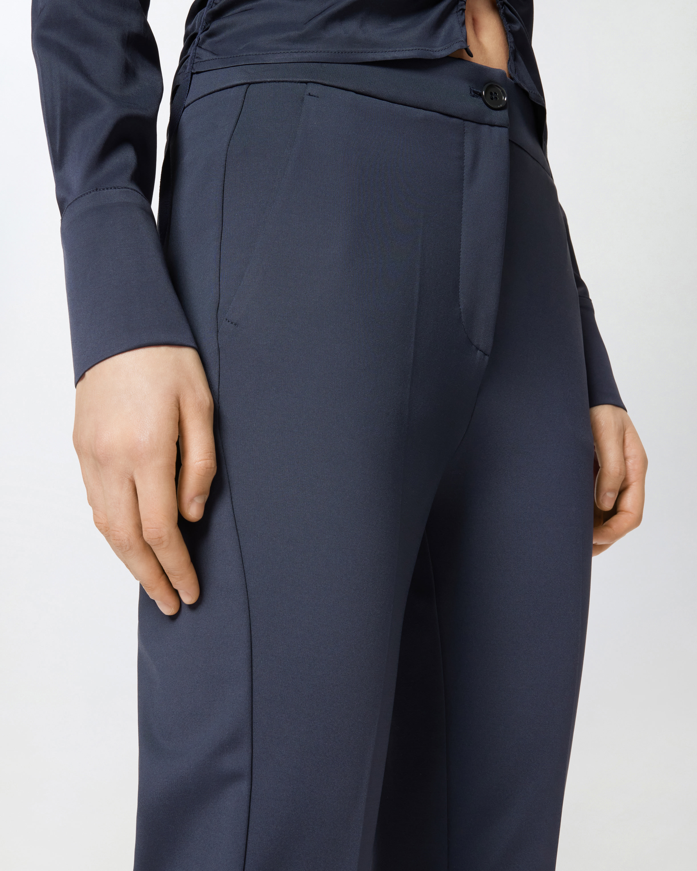 Pinko Elegant High-waisted Flared Trousers