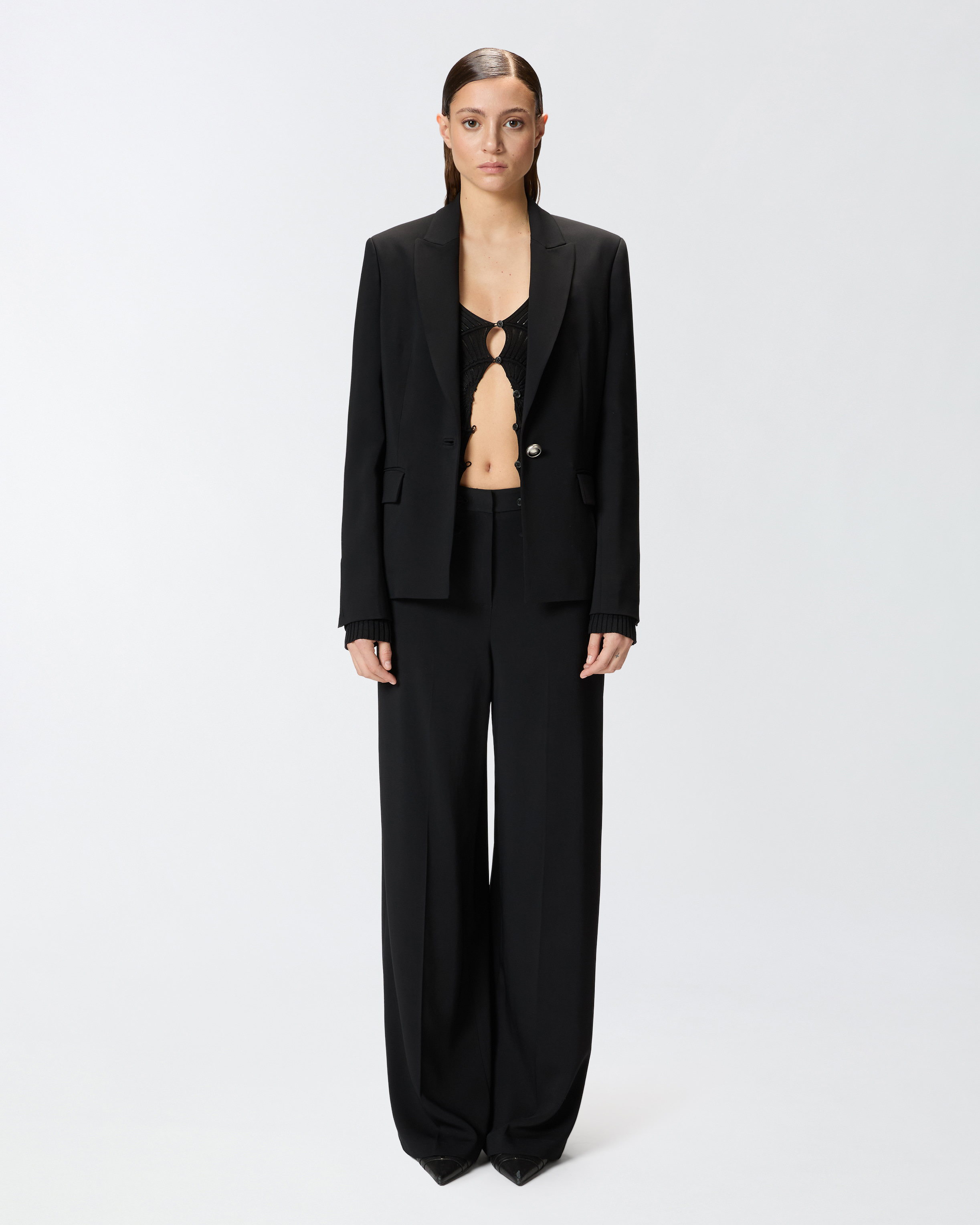 Pinko Single-breasted Cady Blazer