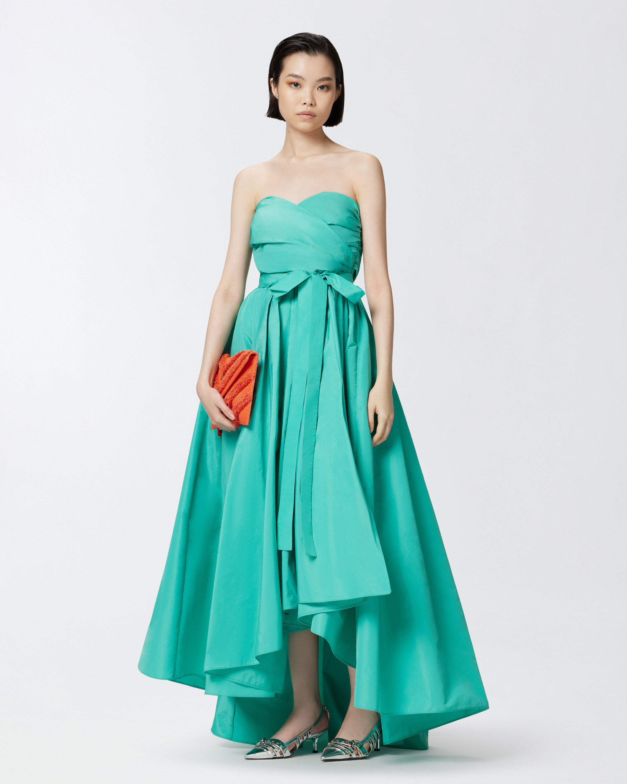 パーティードレス PINKO 104937Y3LEN34 Dresses Special-occasion taffeta dress with sweetheart neckline