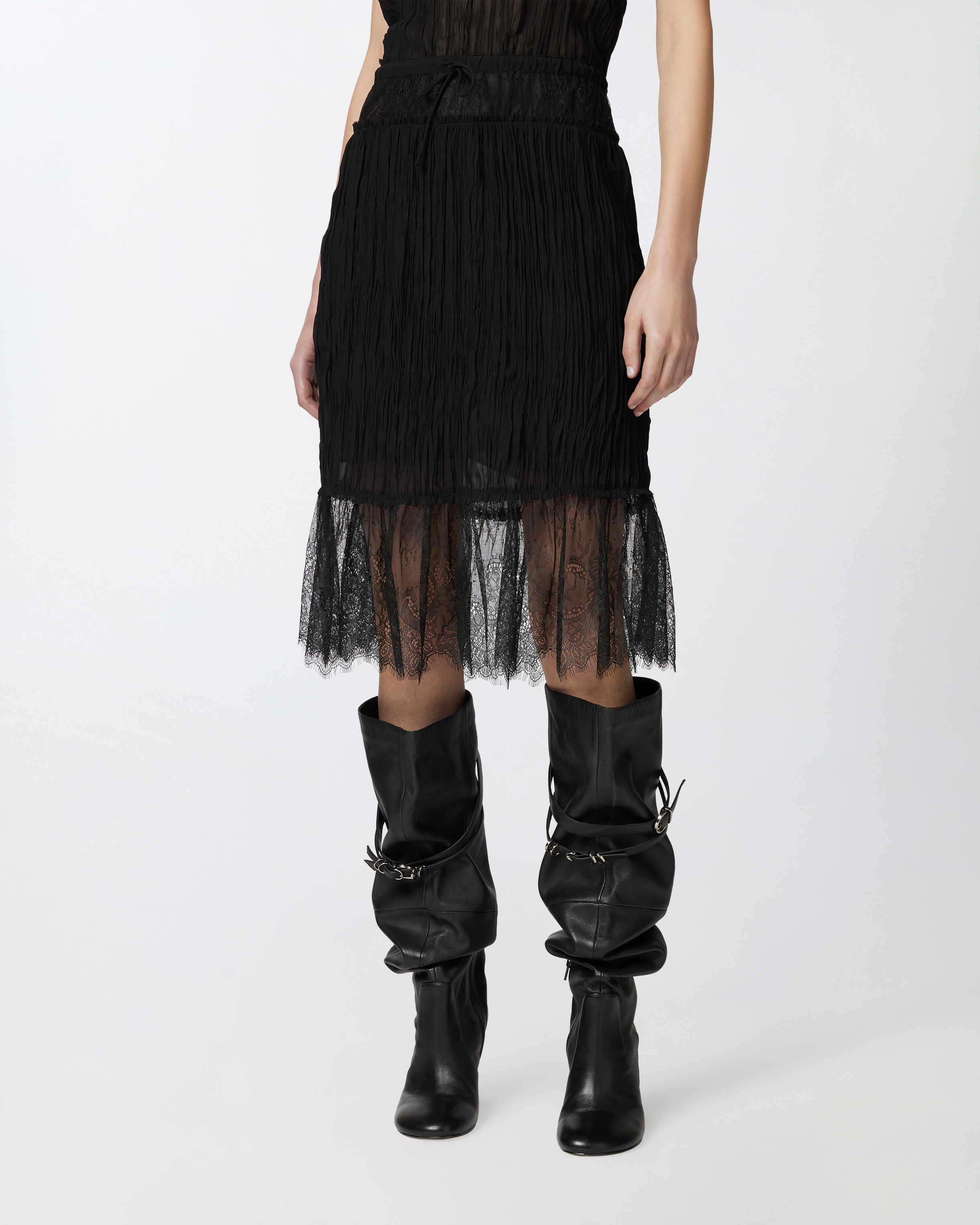ワンピース PINKO Women Mid Skirts 101926A15S I90 Grey 35445672UV_11_f.jpg