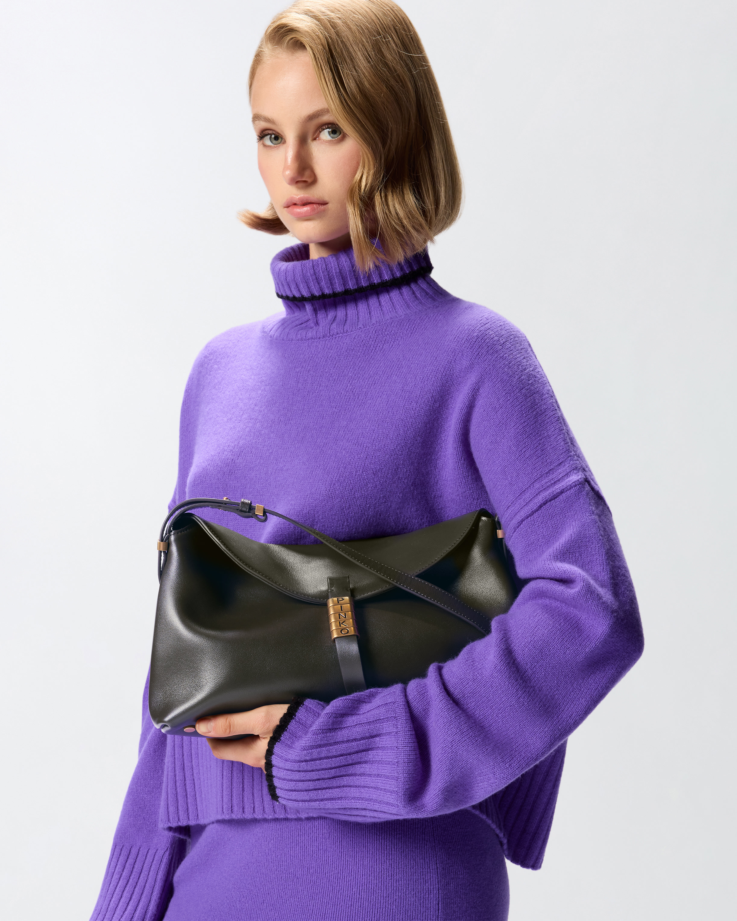 Pinko Bovine-leather Top-handle Shoulder Bag