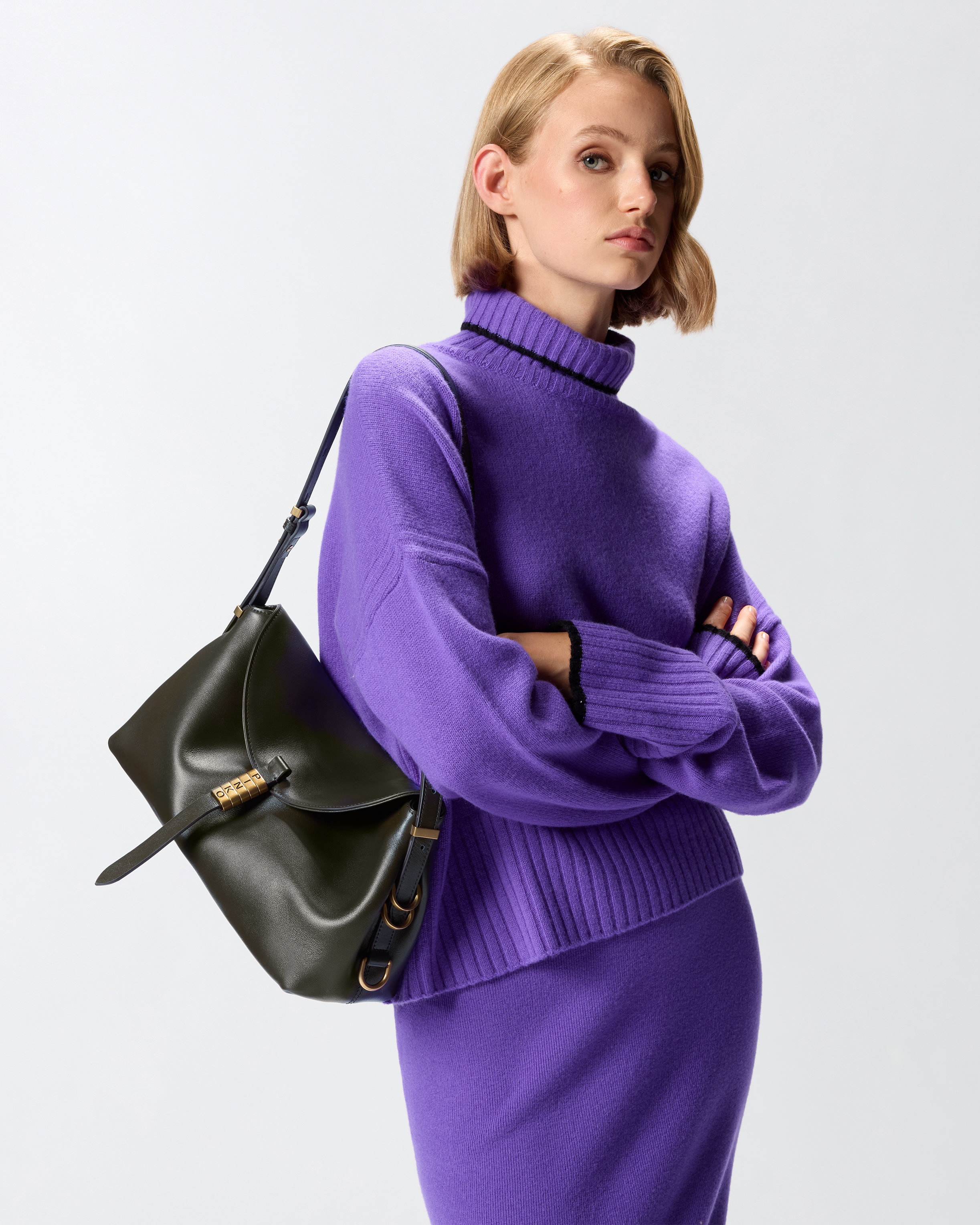 Pinko Bovine-leather Top-handle Shoulder Bag