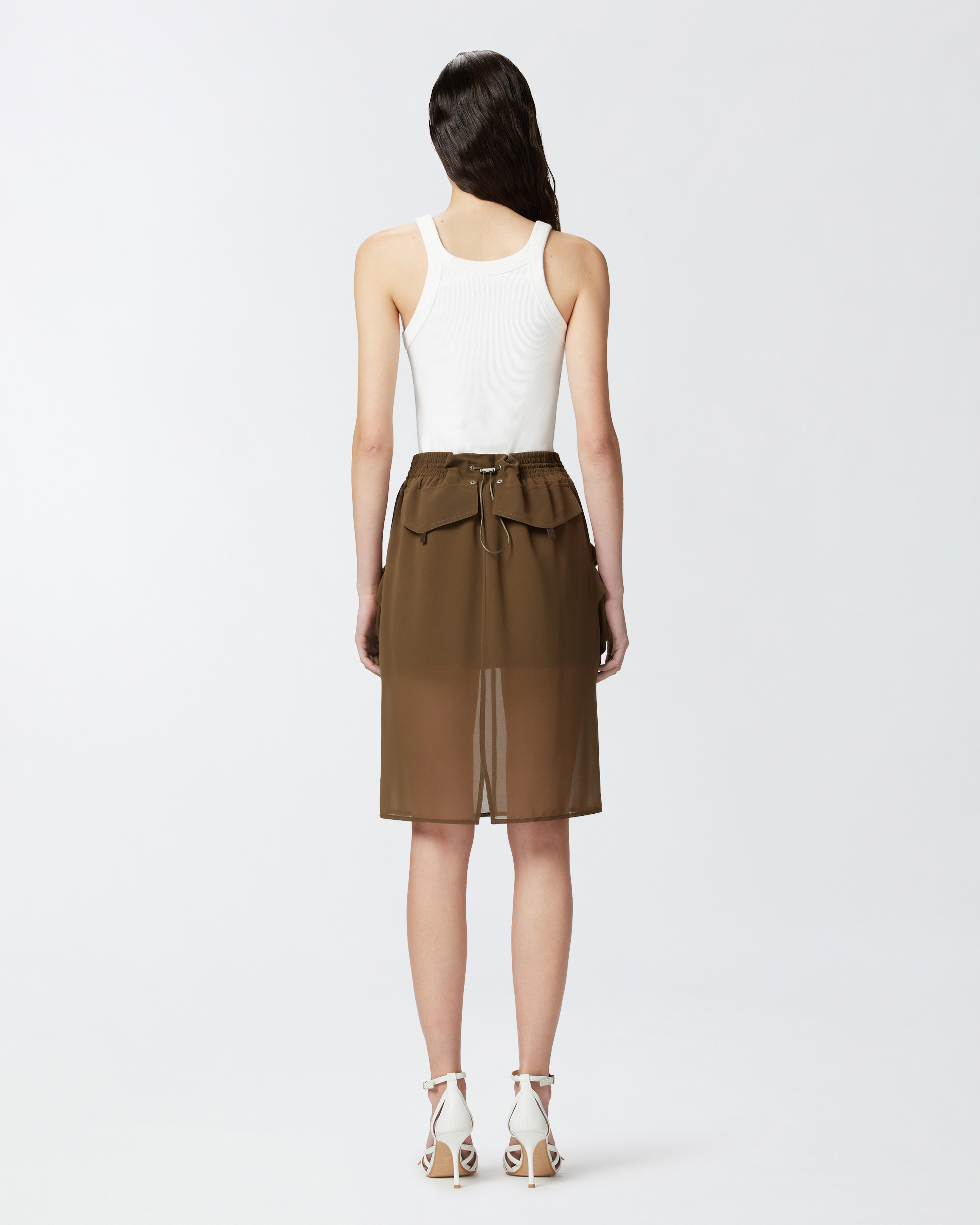 Pinko Clay Tank Top In White