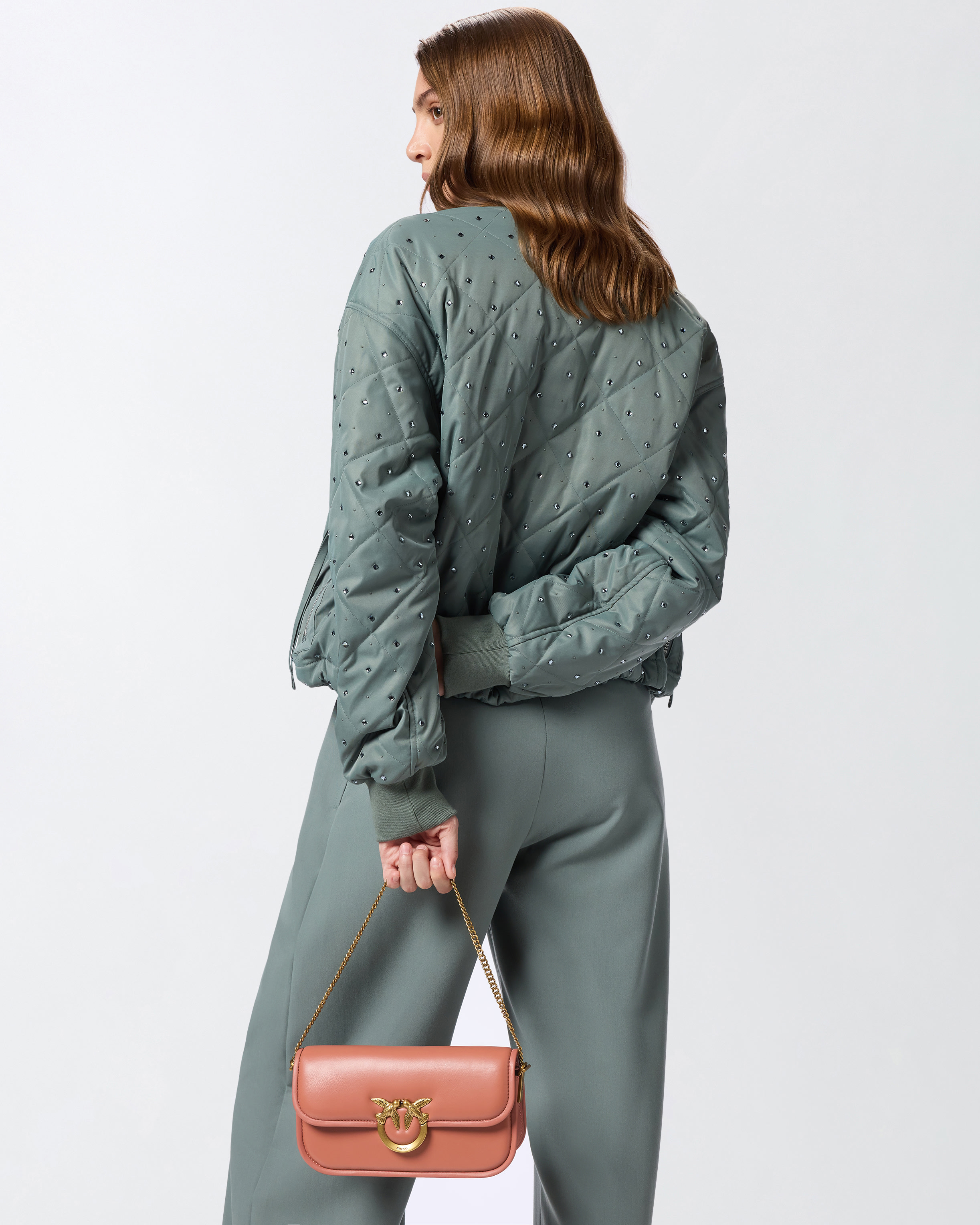 Pinko Small Love Bag Box Crossbody Bag In Nappa Leather