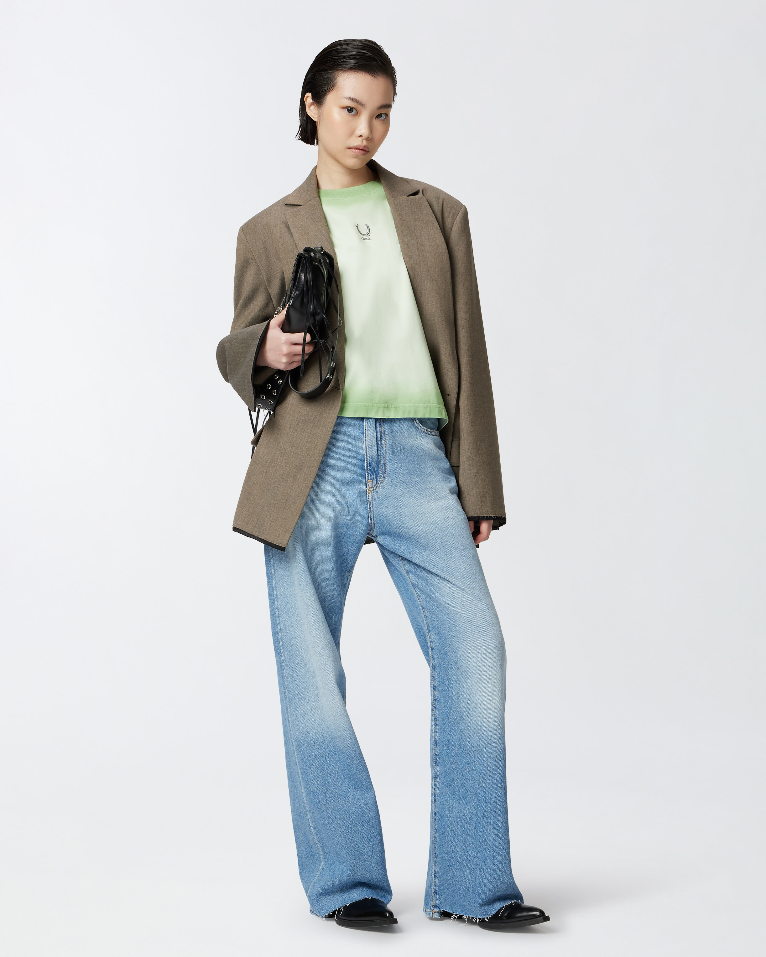 Pinko Logo-print T-shirt In Spruzzo