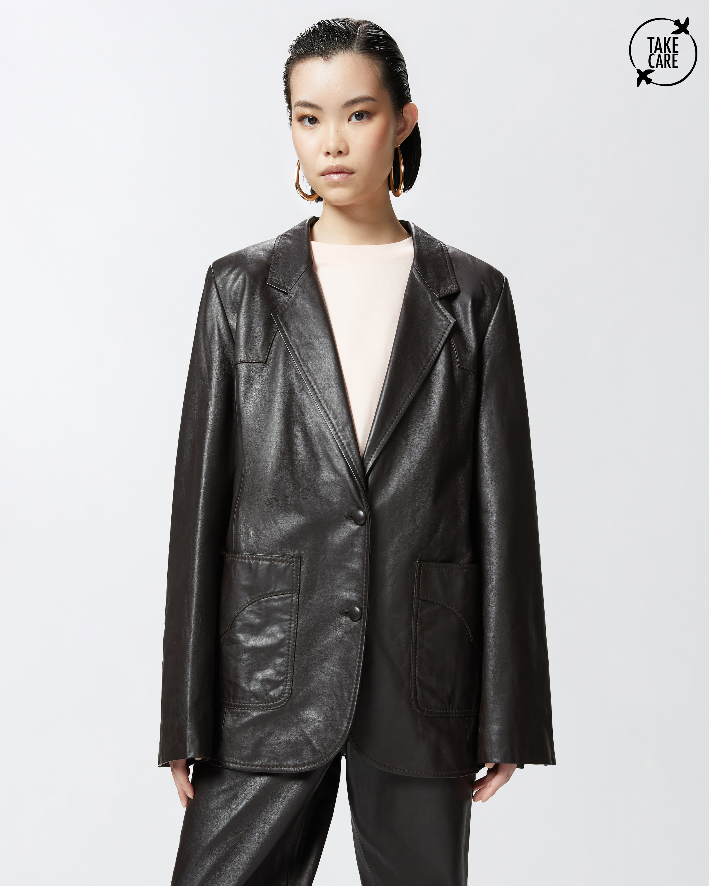 Reimagine by PINKO X Patrick McDowell single-breasted