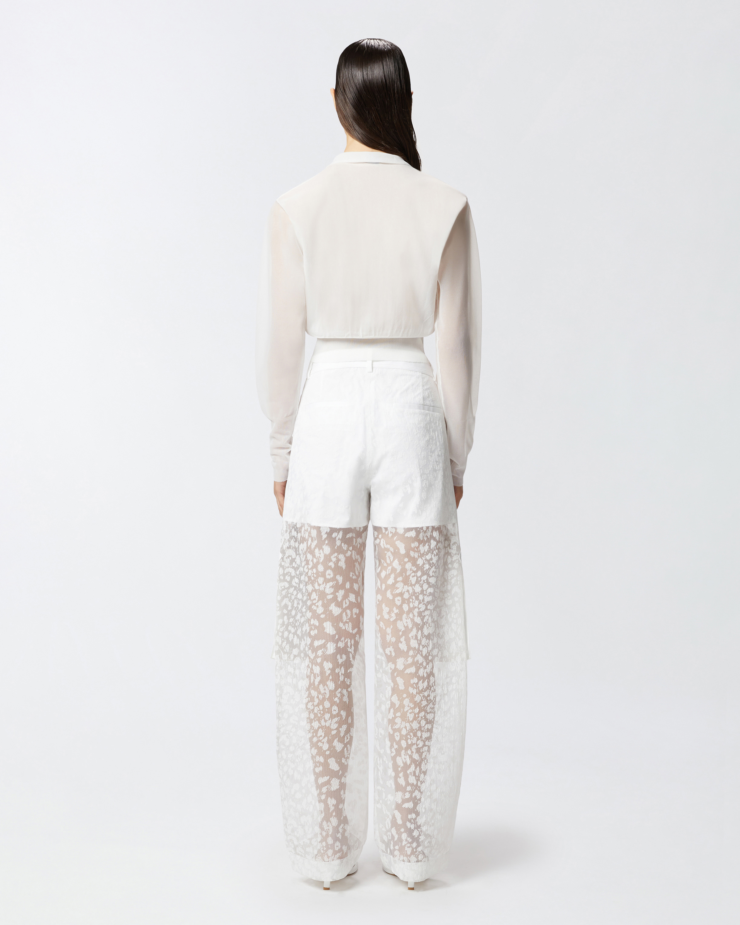Pinko Half-zip Top In Bright White