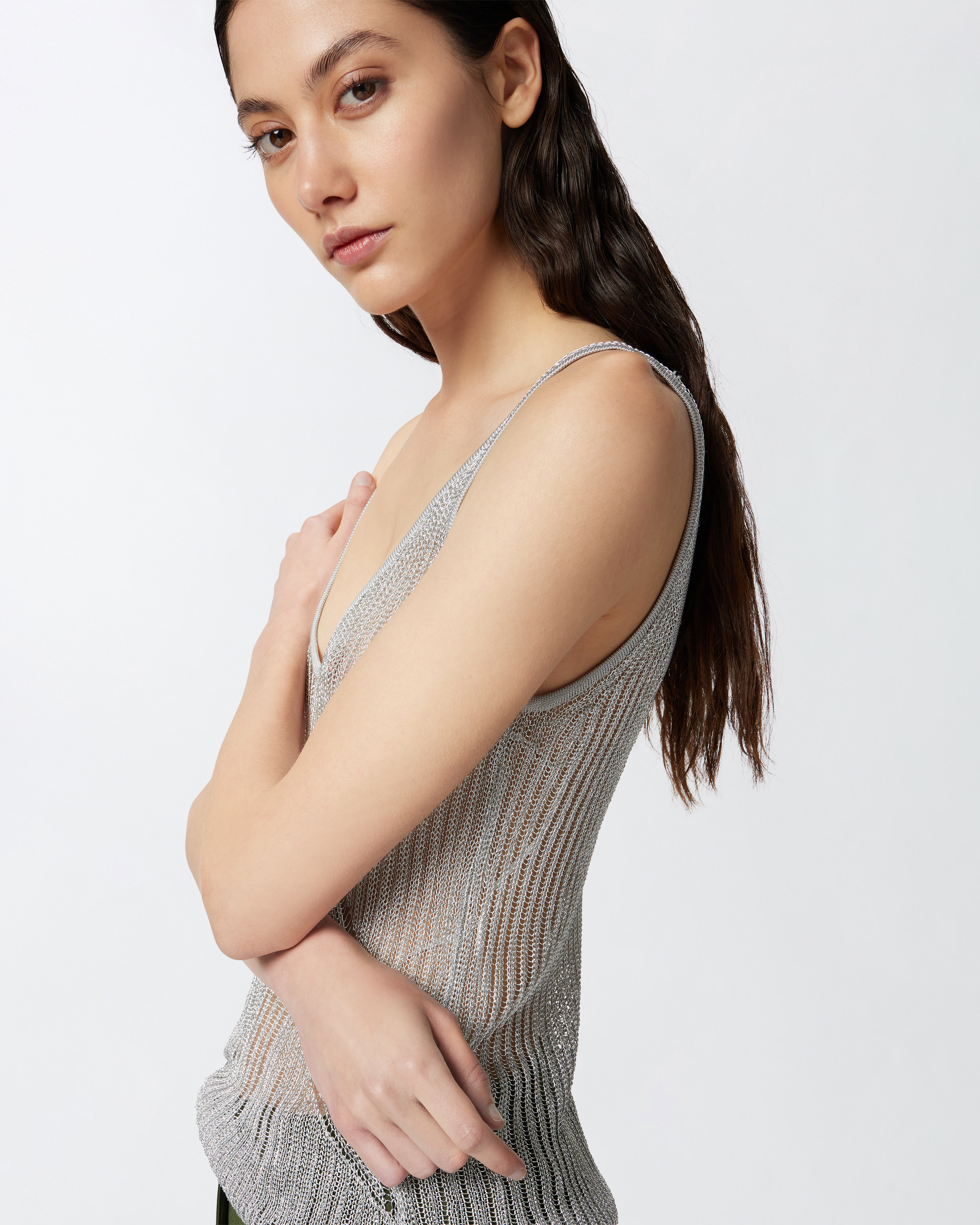 Sheer knit vest top PINKO → Shop Online