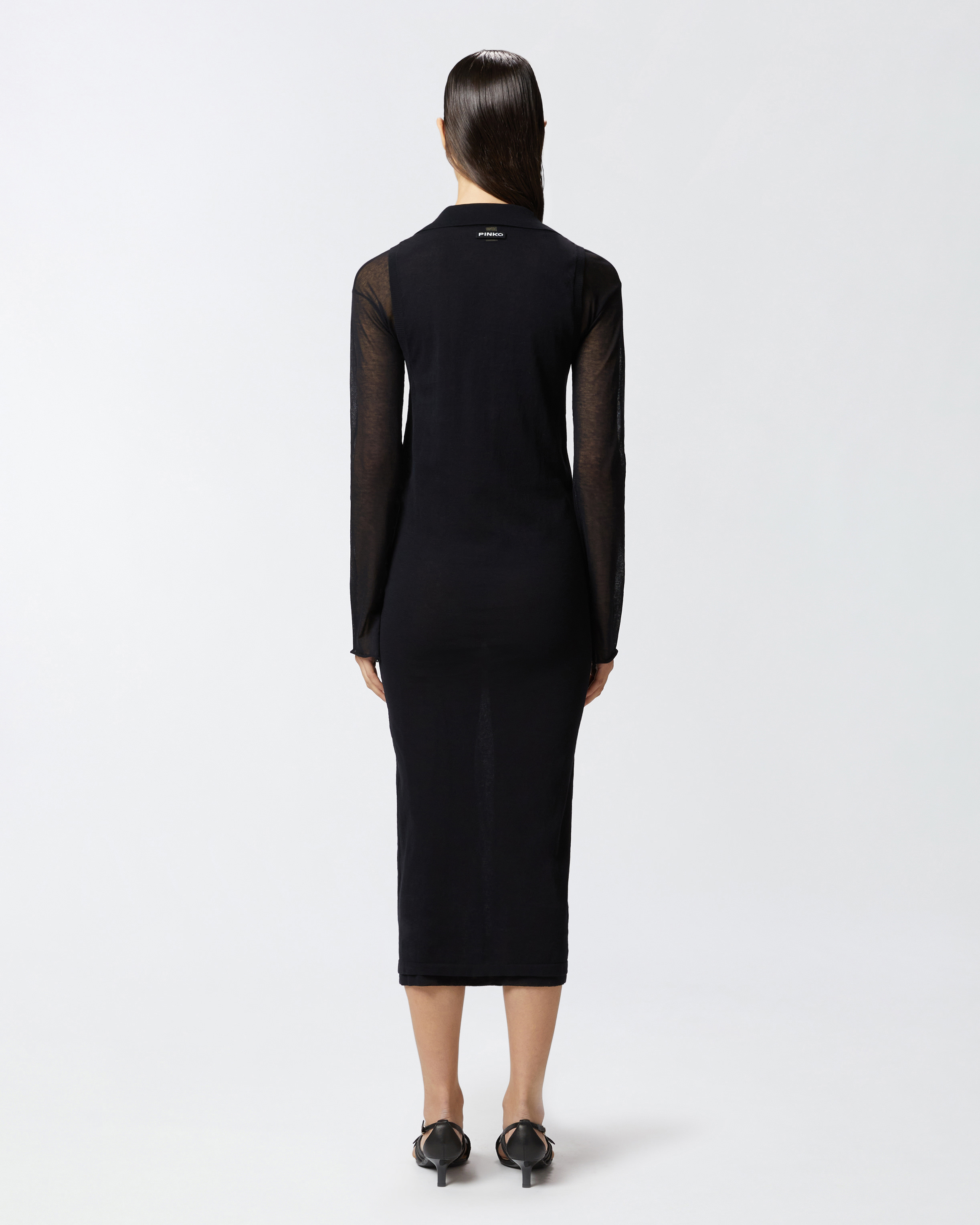 Lightweight cotton midi dress PINKO → Shop Online