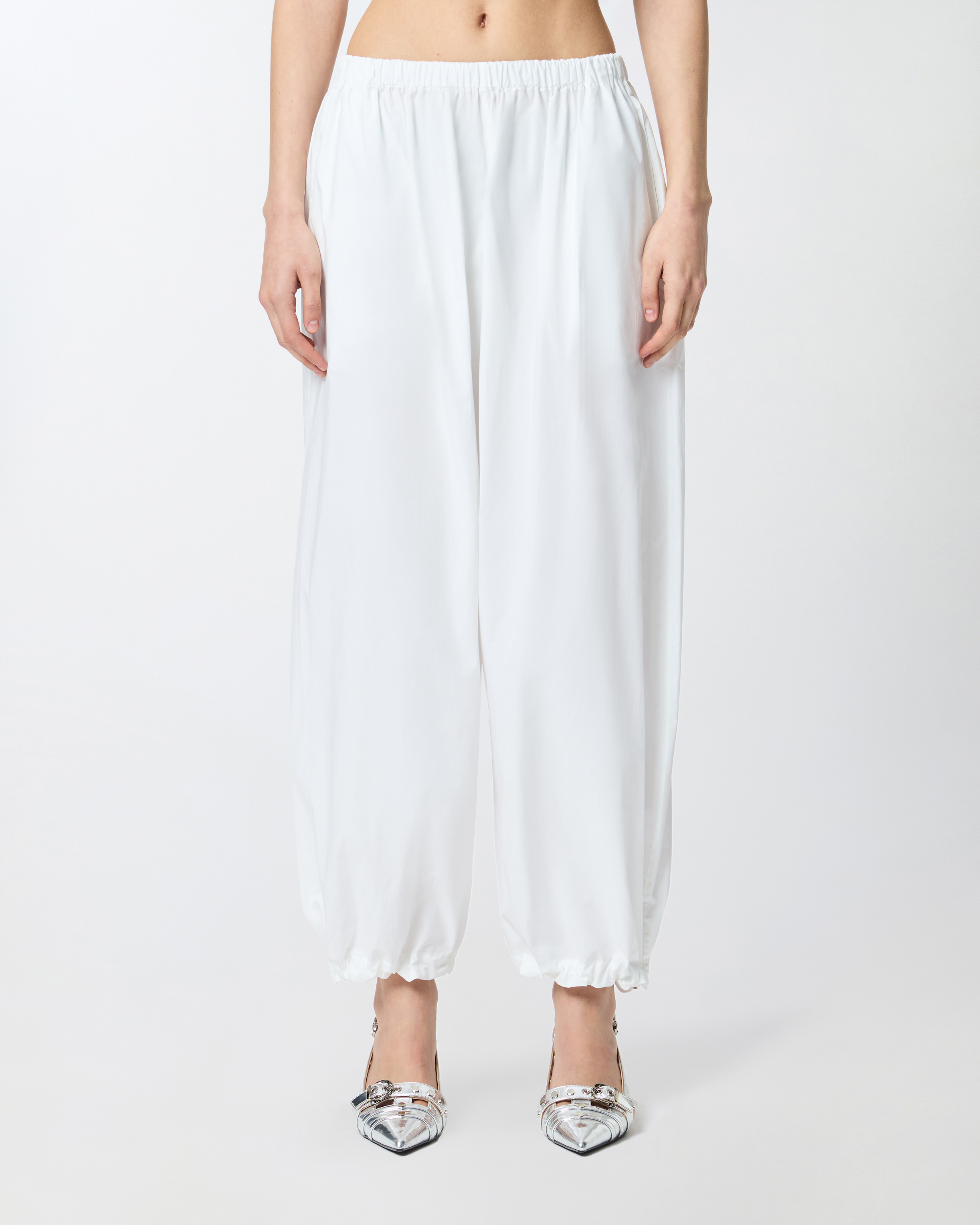 Lightweight balloon trousers with drawstring PINKO → Shop